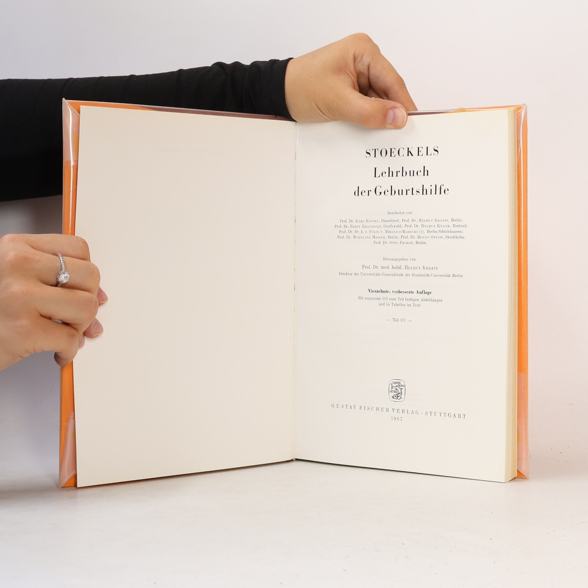 Walter Stoeckel Stoeckels Lehrbuch der Geburtshilfe. Teil III