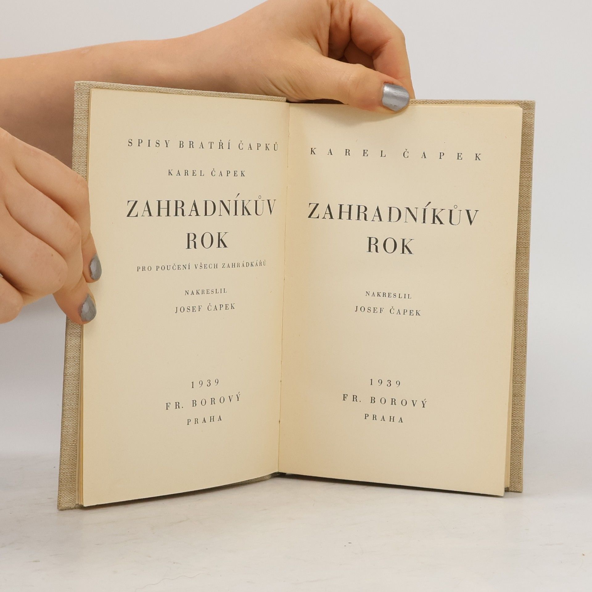 Karel Čapek Zahradníkův rok