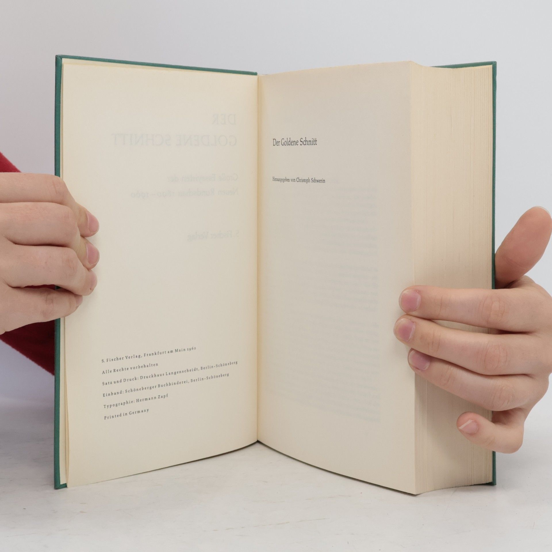 Kolektiv autorů Der goldene Schnitt. Große Essayisten der Neuen Rundschau 1890-1960