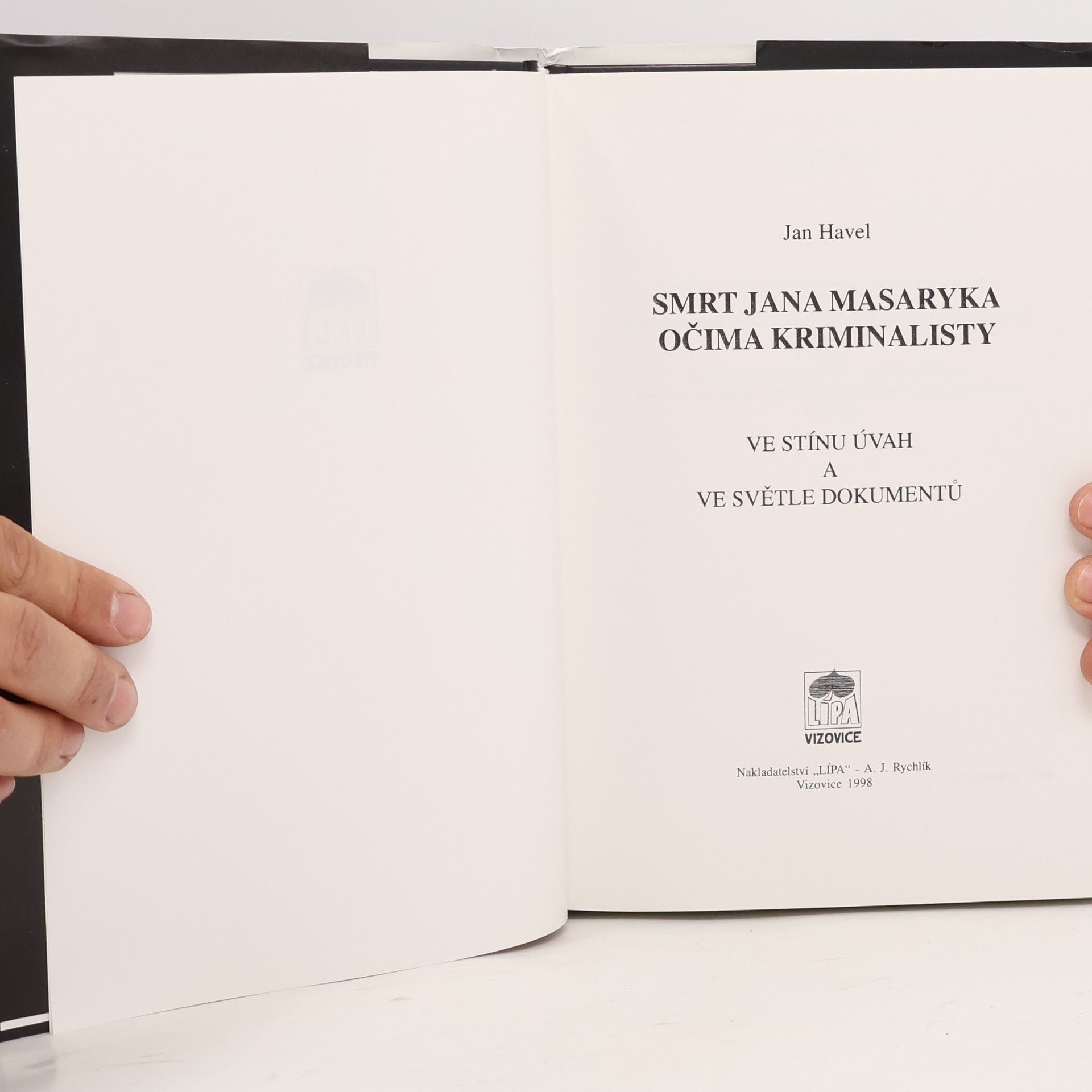 Jan Havel Smrt Jana Masaryka očima kriminalisty. Ve stínu úvah a ve světle dokumentů