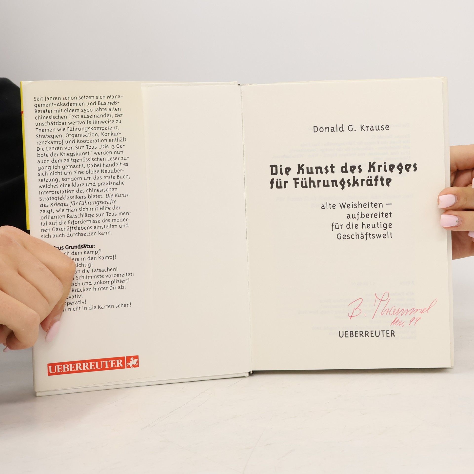 Donald G. Krause Die Kunst des Krieges für Führungskräfte