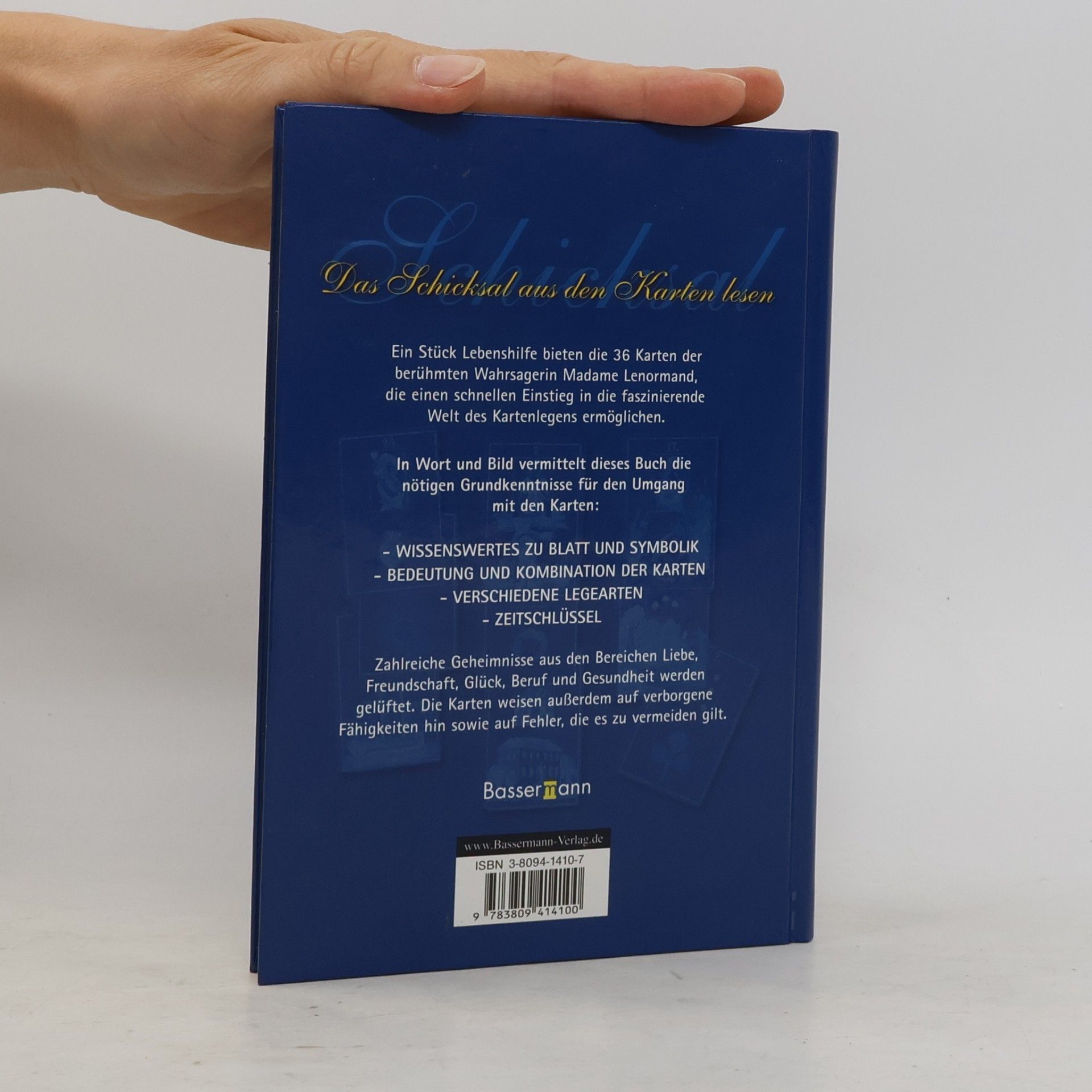 Bernd Arnulf Mertz Wahrsagen mit Karten der Madame Lenormand
