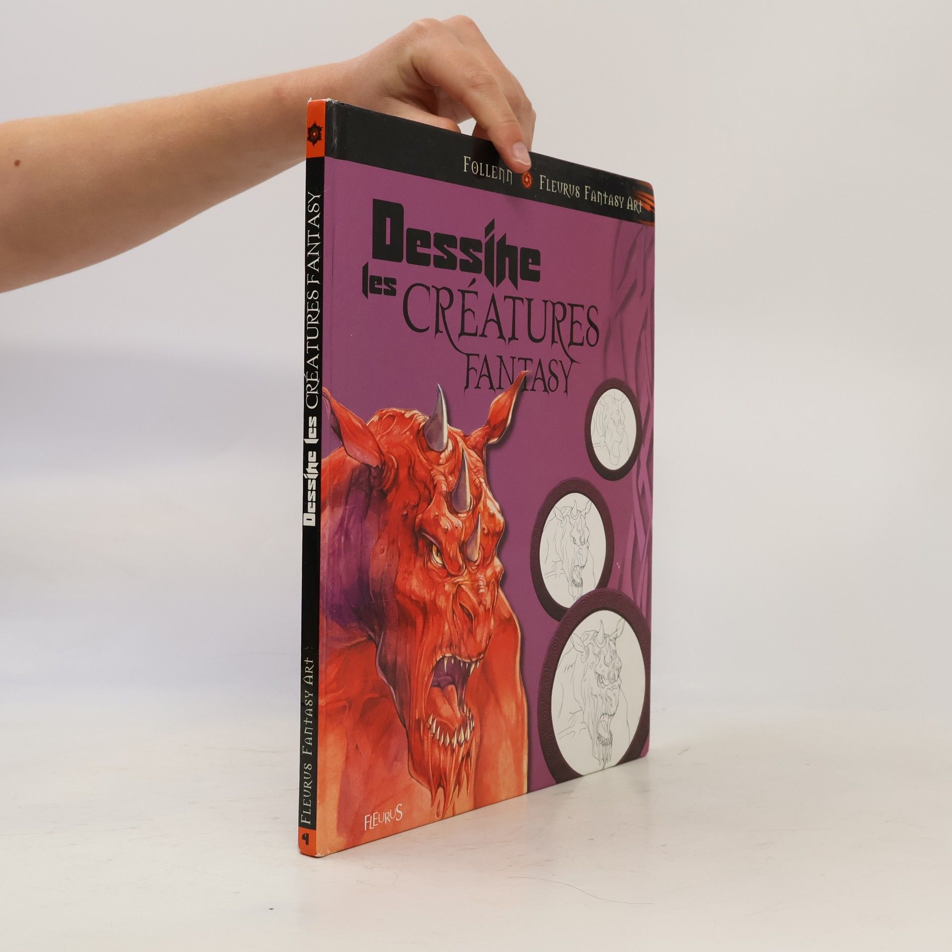 Kolektiv autorů Fleurus Fantasy Art: Dessine les créatures fantasy