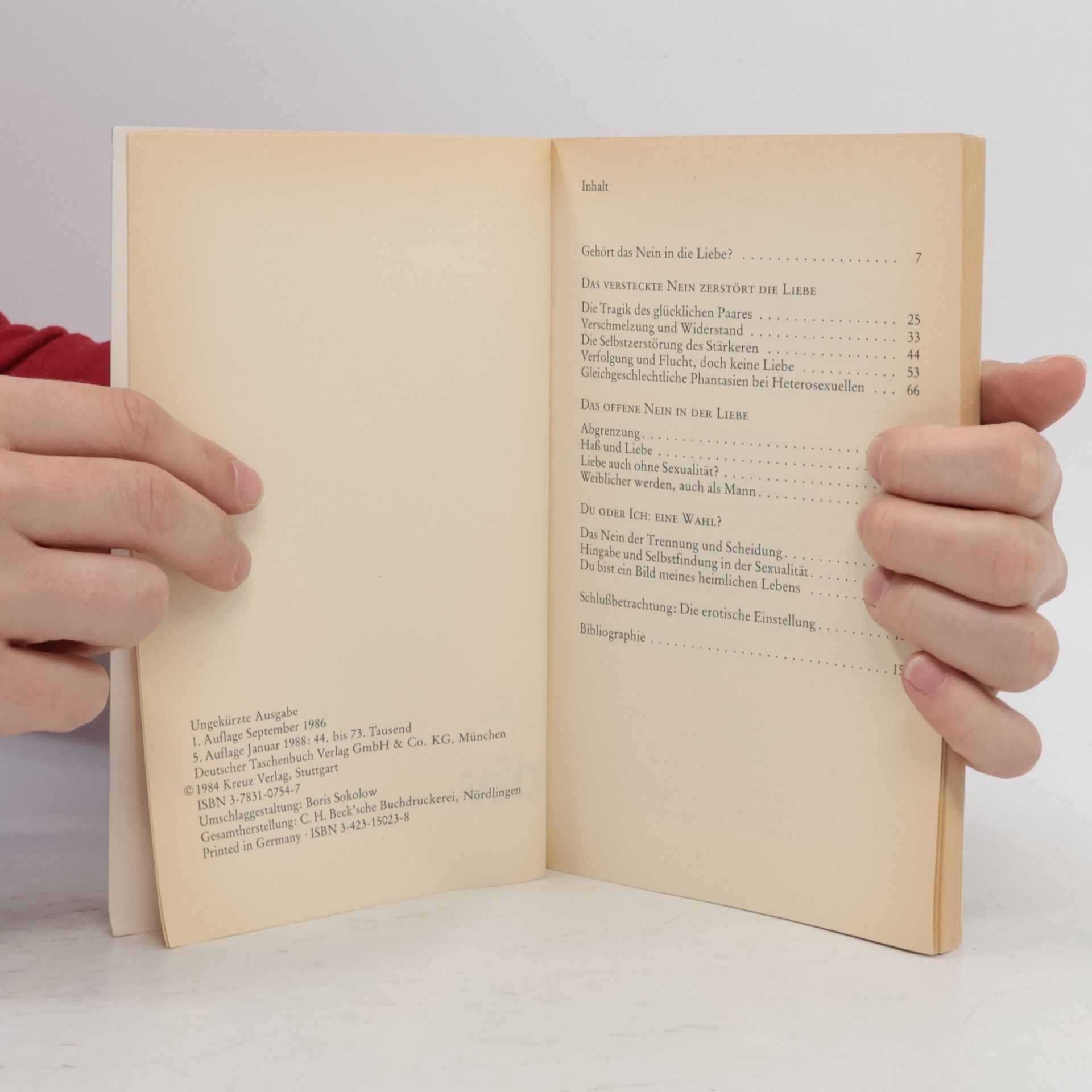 Peter Schellenbaum Das Nein in der Liebe
