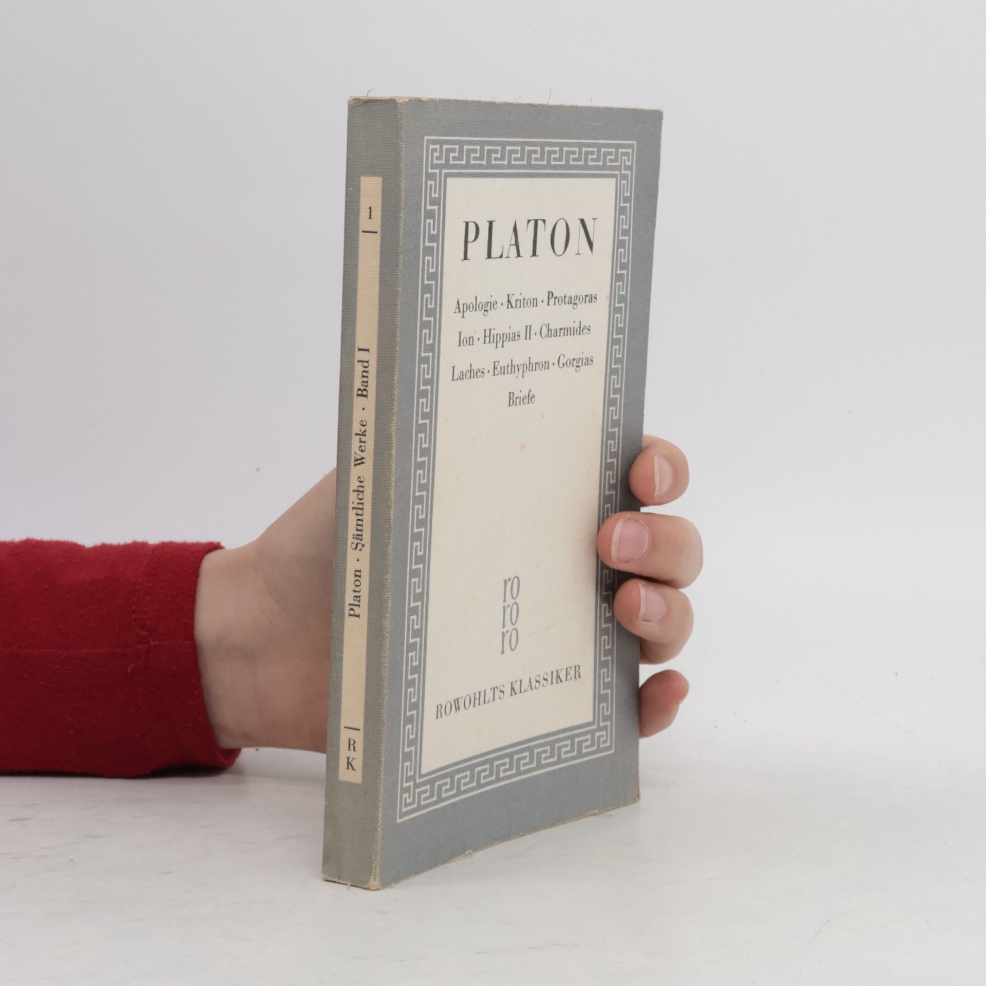 Platón Sämtliche Werke I