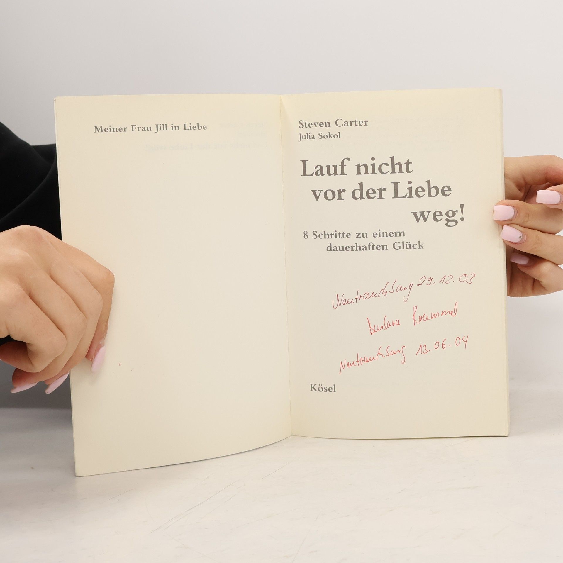 Steven Carter Lauf nicht vor der Liebe weg!
