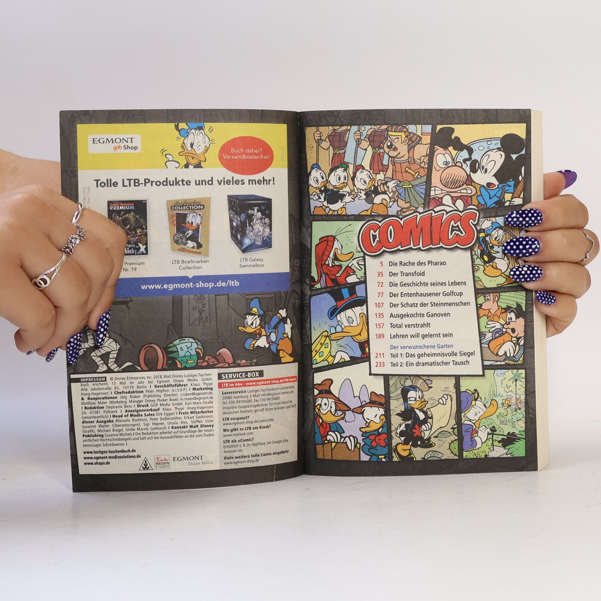 Walt Disney Lustiges Taschenbuch 510. Der Rache des Pharao