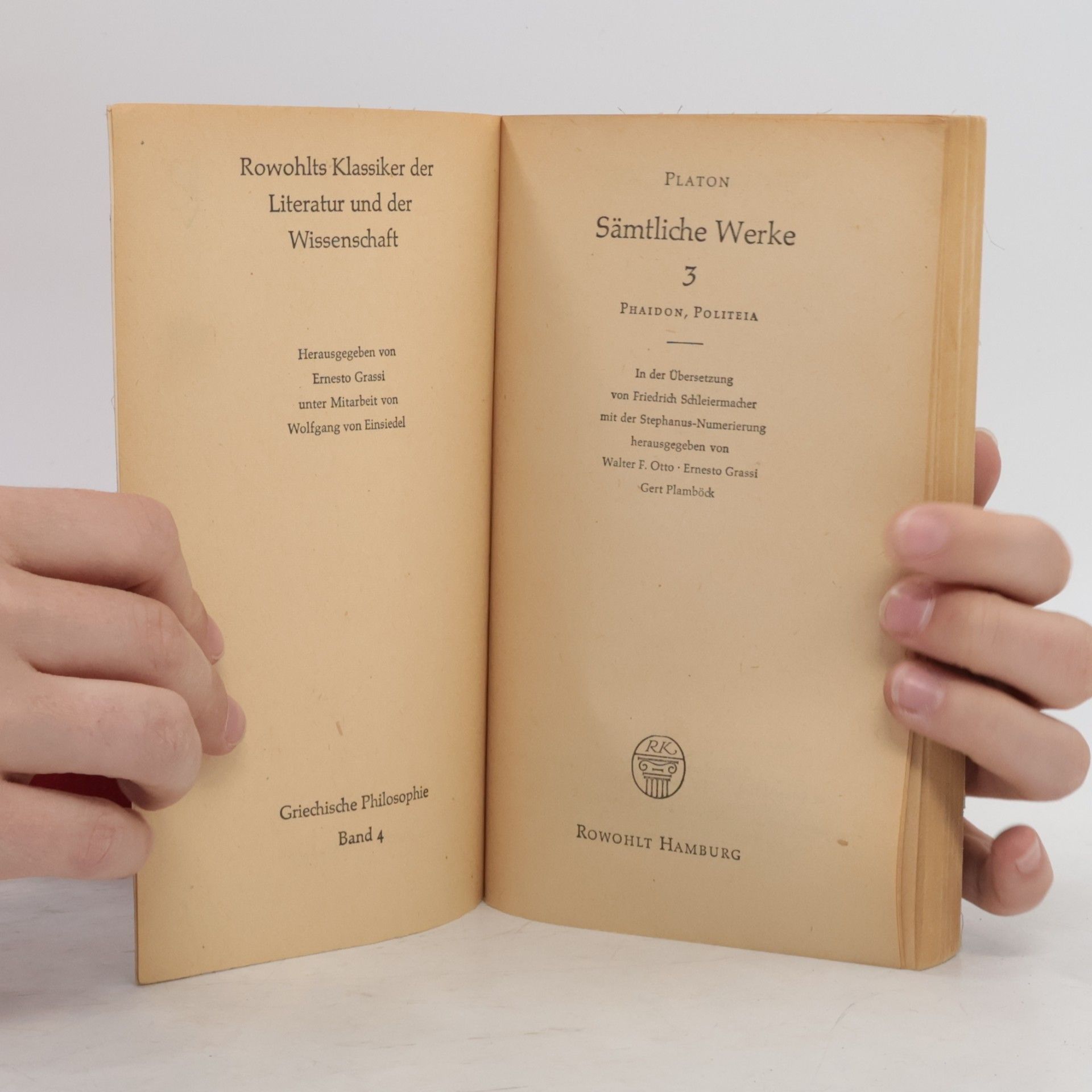 Platon Phaidon. Politeia