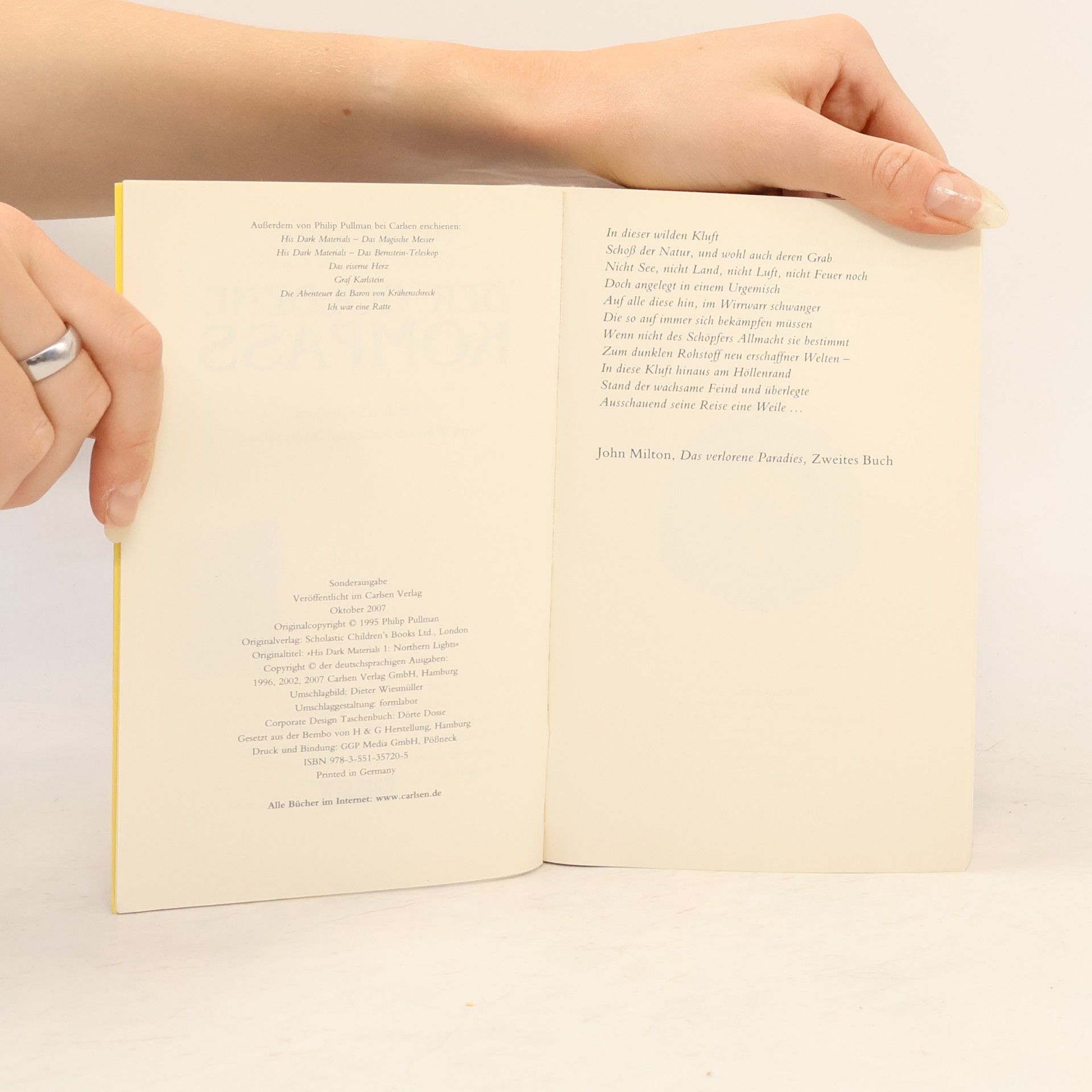 Philip Pullman Der goldene Kompass 1. Der goldene Kompass