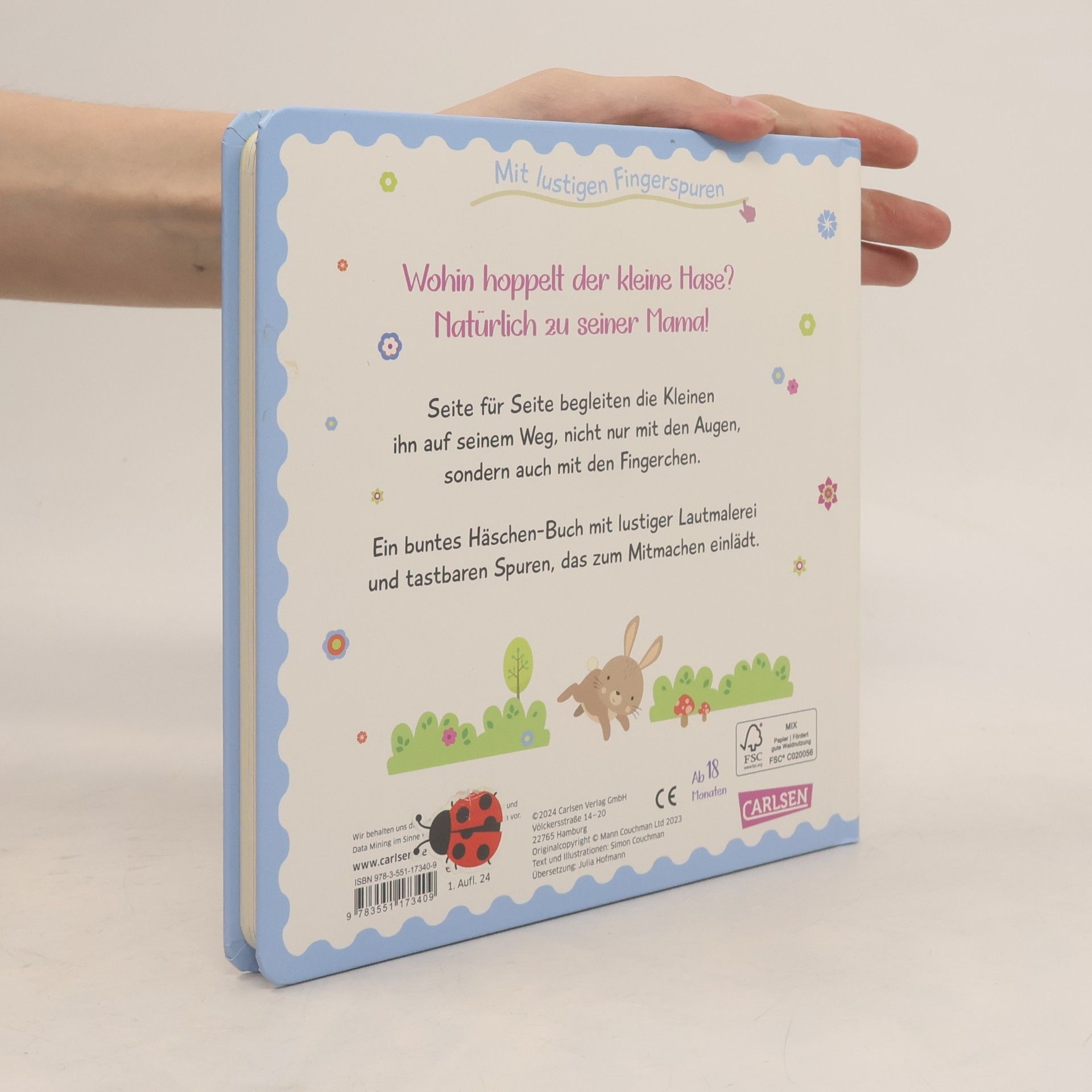 Couchman Simon Wohin hüpfst du, kleiner Hoppelhase?
