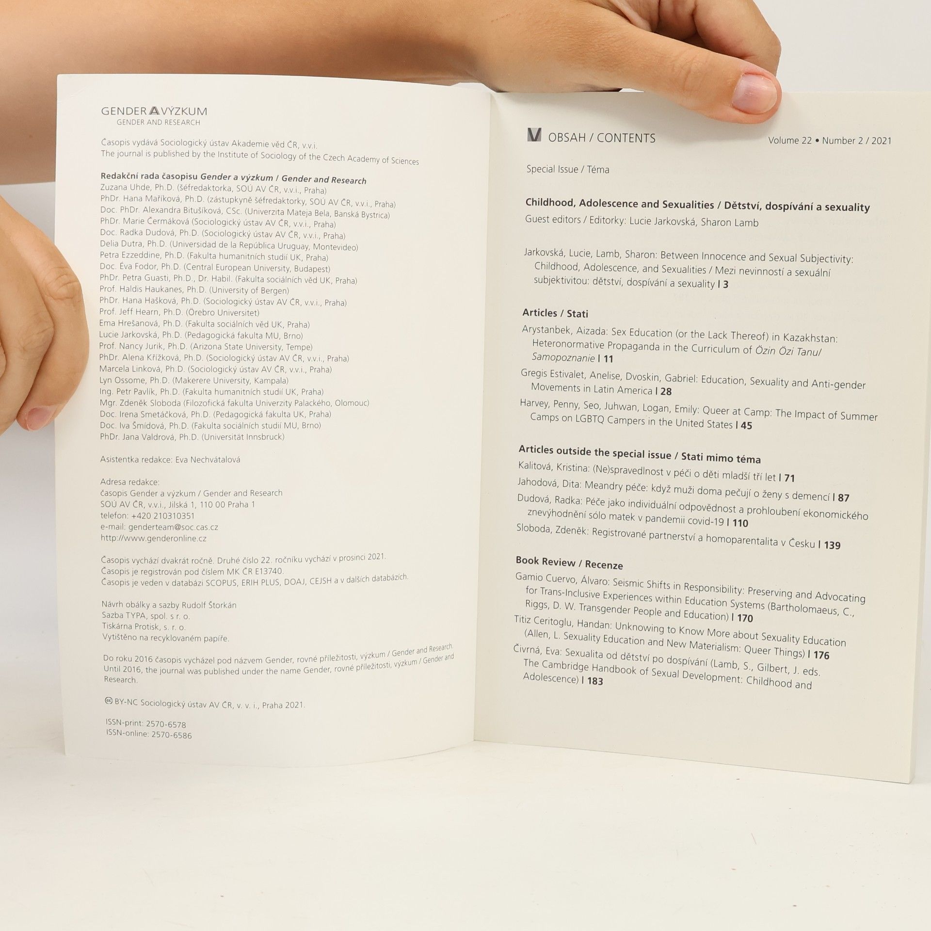 Autorenkollektiv Gender a výzkum / Gender and research (2/2021)