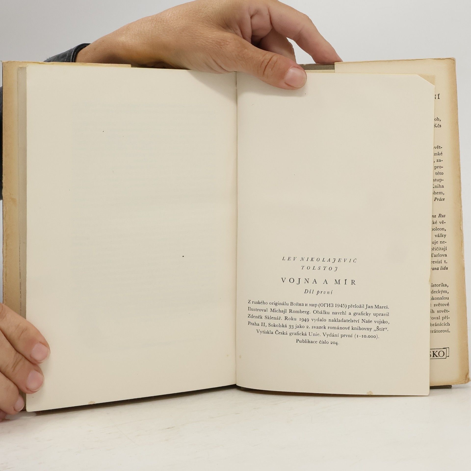 Lew Nikolajewitsch Tolstoi Vojna a mír 1