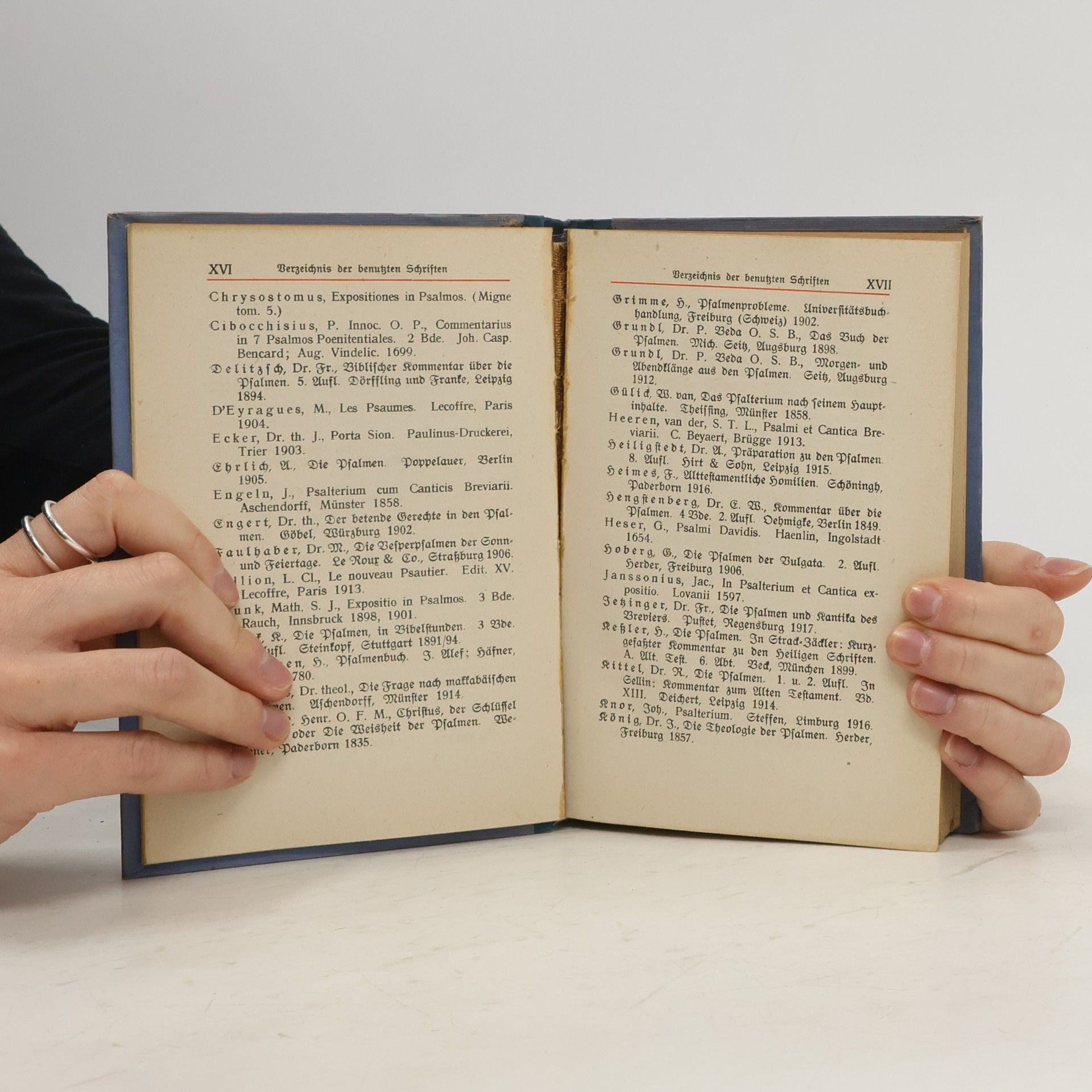 Wendelin Meyer Die Psalmen, des priesters Betrachtungsbuch 1