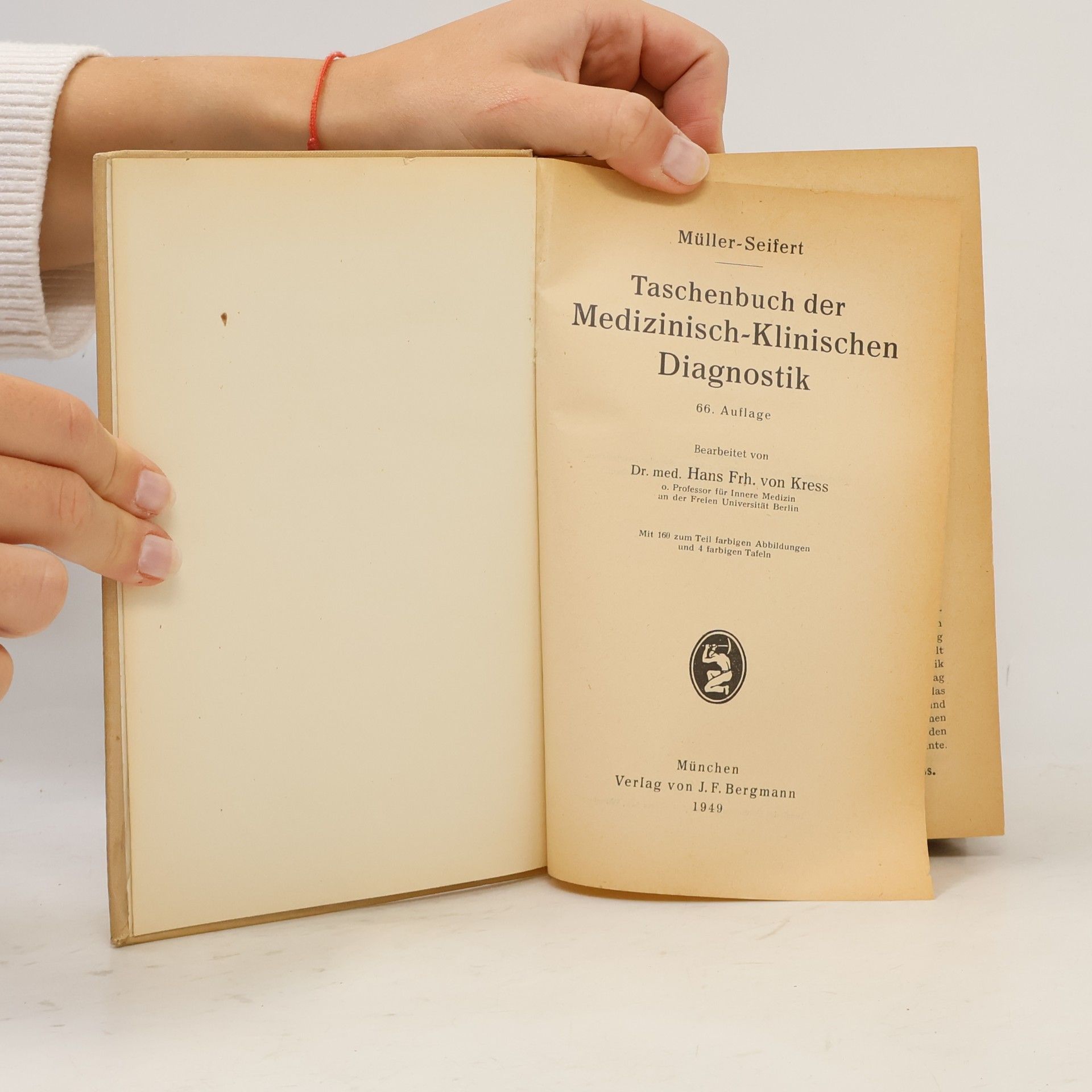 Friedrich Müller Taschenbuch der Medizinisch-Klinischen Diagnostik