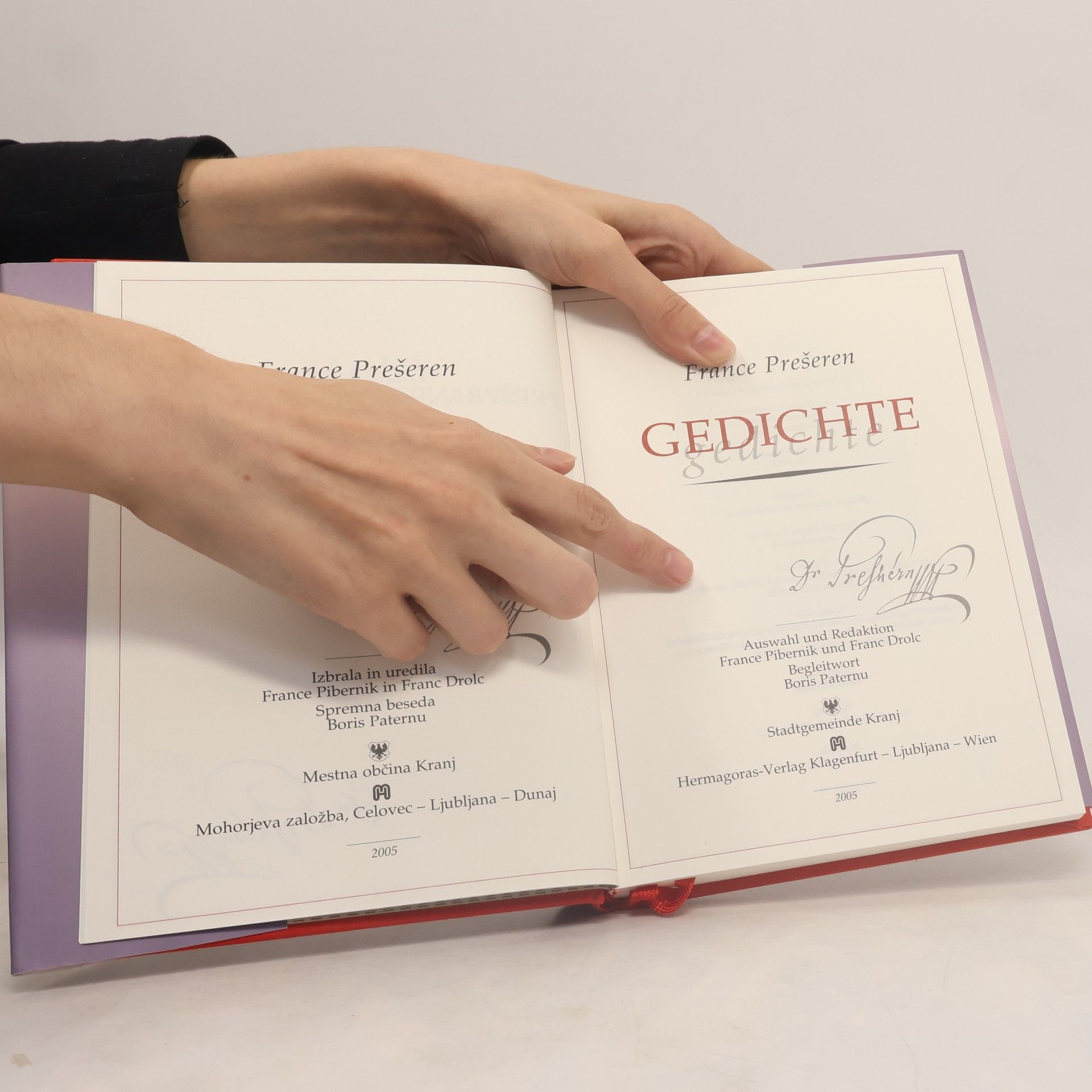 France Prešeren Gedichte / Pesmi Bd. 1
