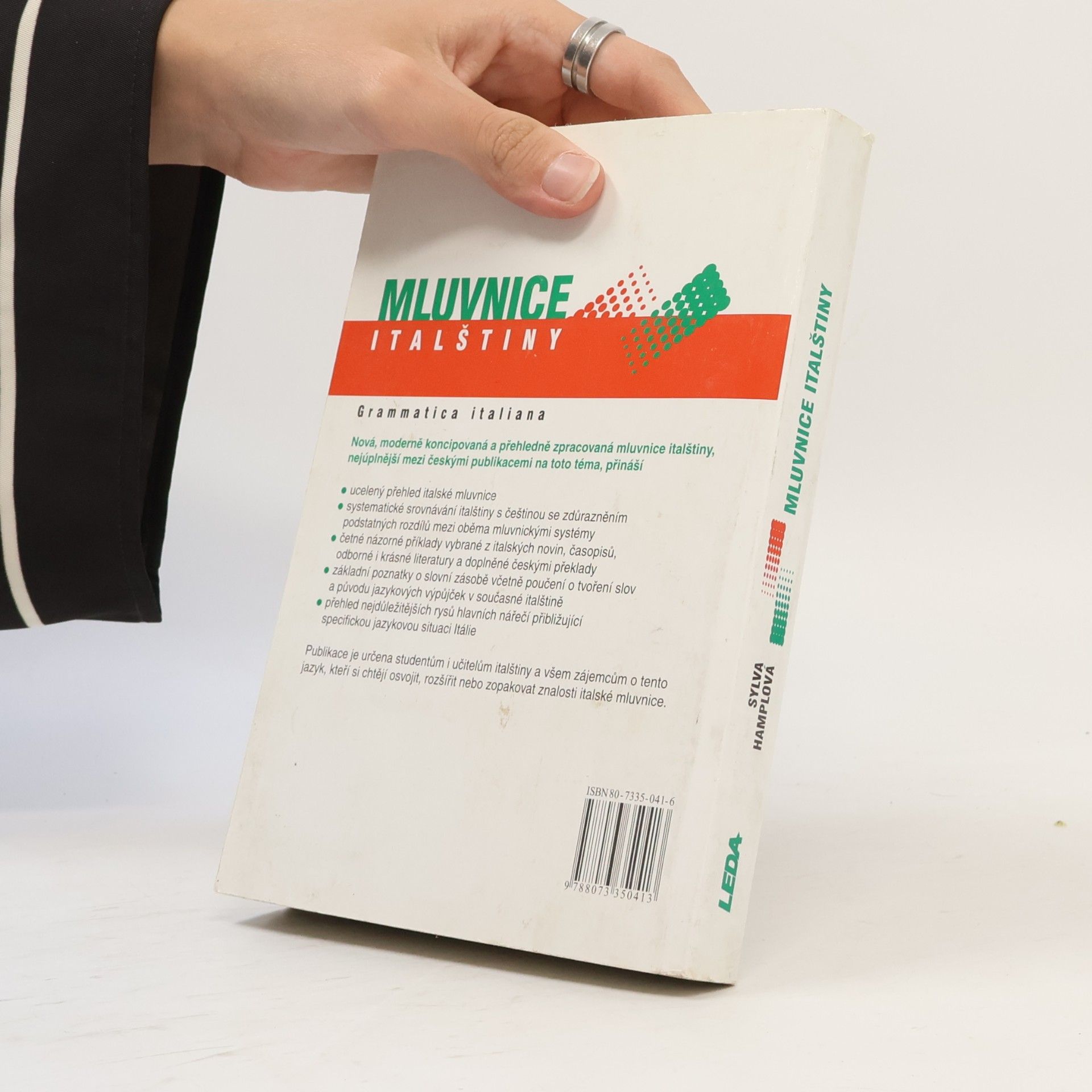Sylva Hamplová Mluvnice italštiny = Grammatica italiana