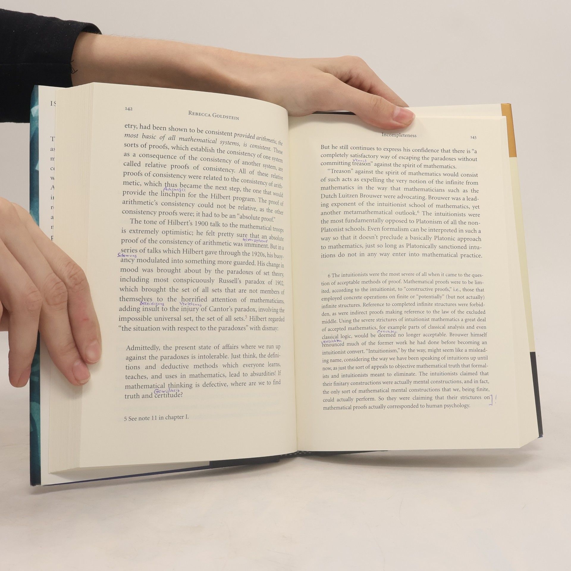 Rebecca Goldstein Great Discoveries: Incompleteness