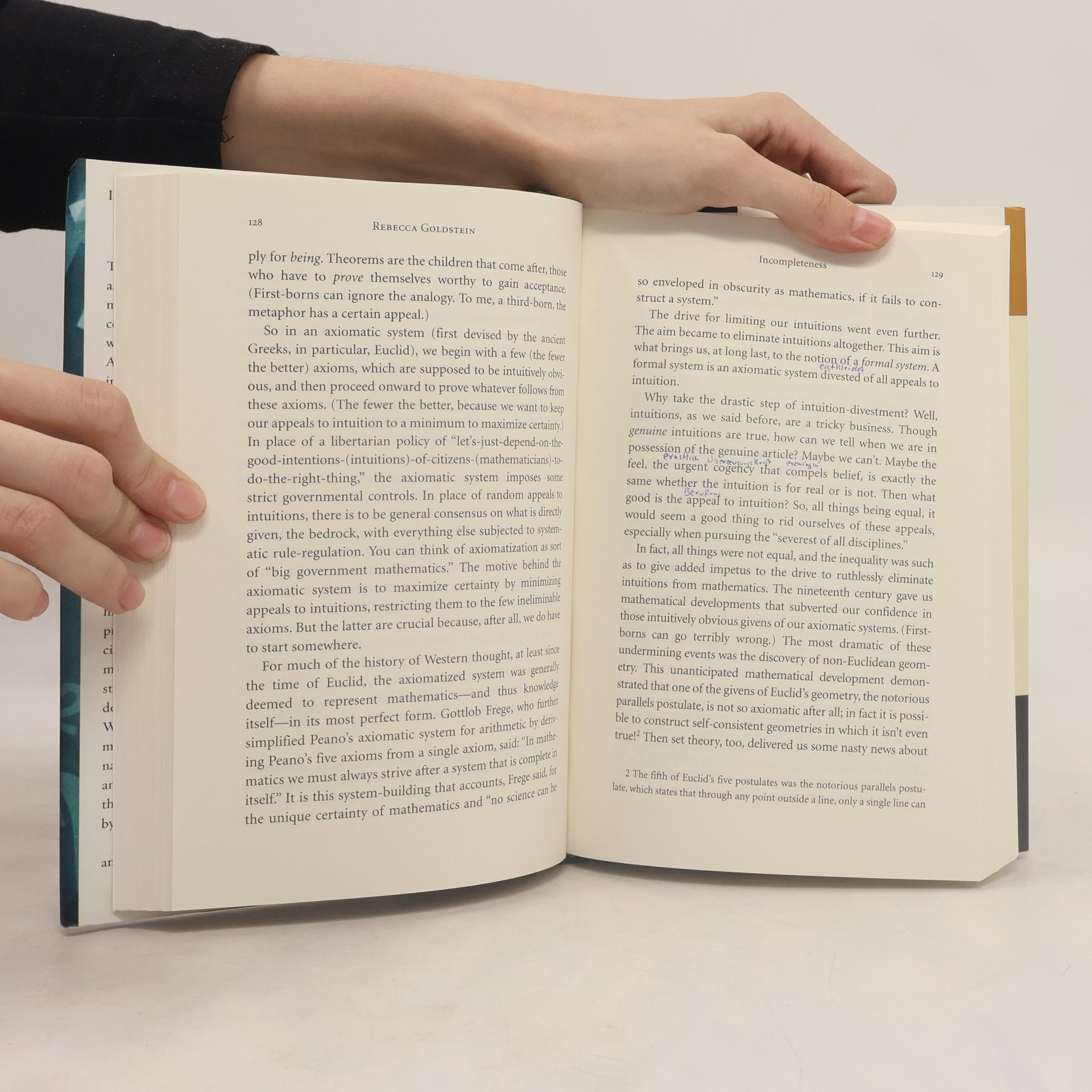 Rebecca Goldstein Great Discoveries: Incompleteness