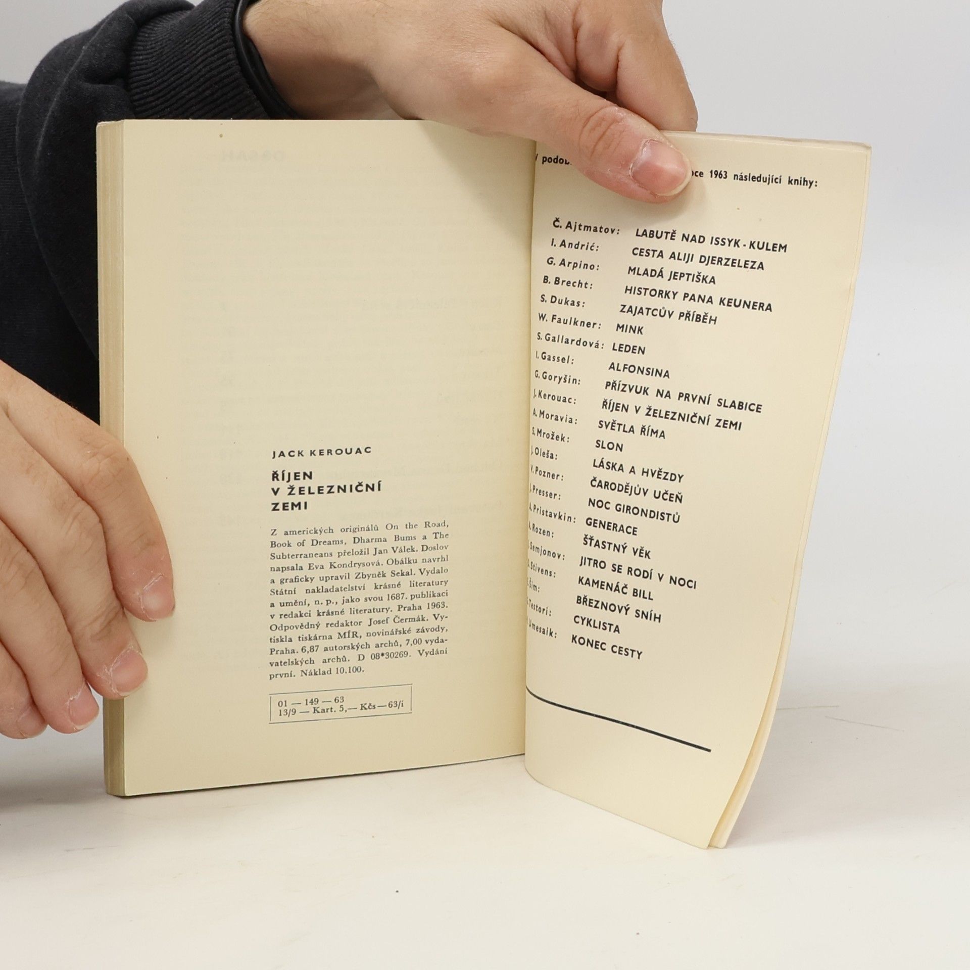 Jack Kerouac Říjen v železniční zemi