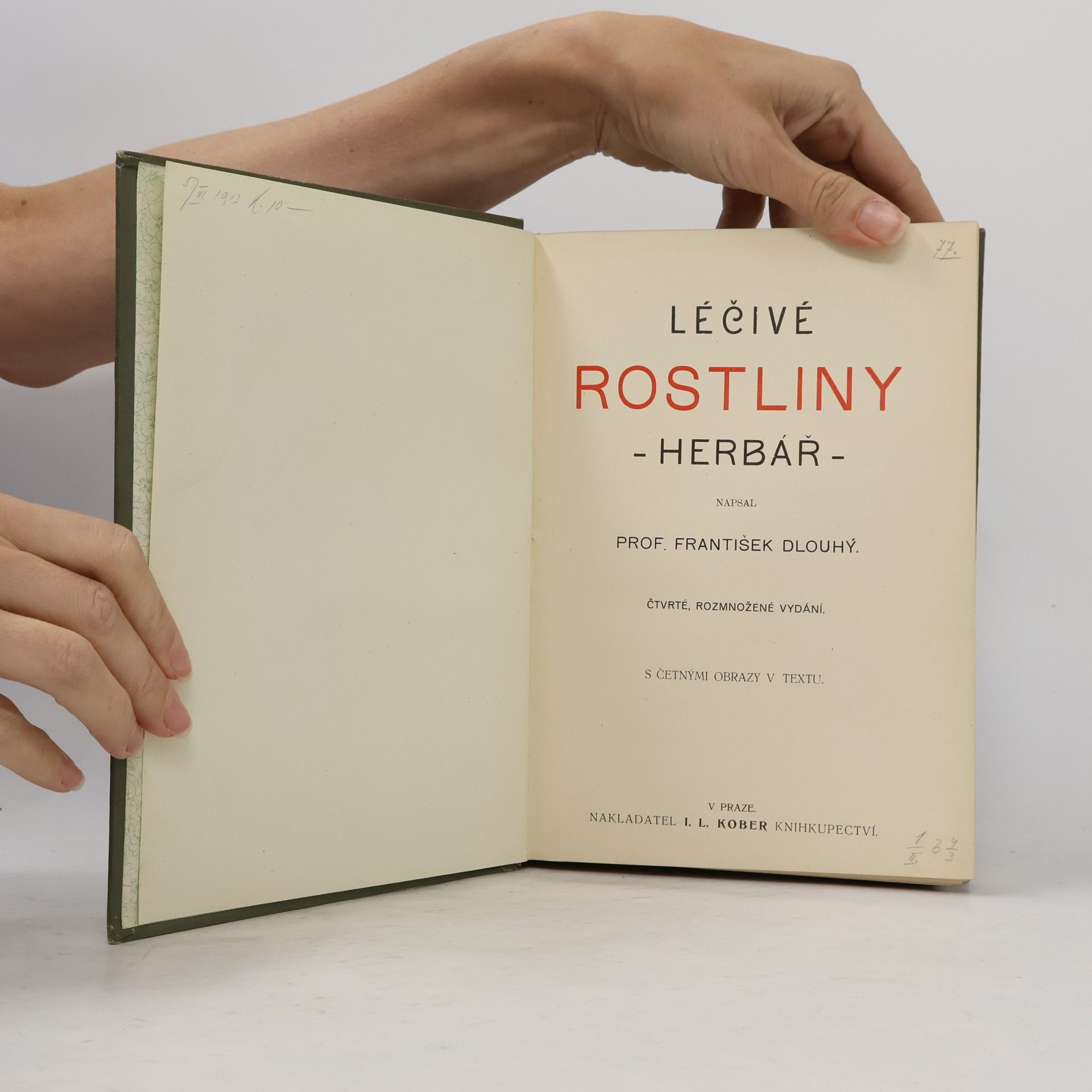 František Dlouhý Léčivé rostliny. Herbář