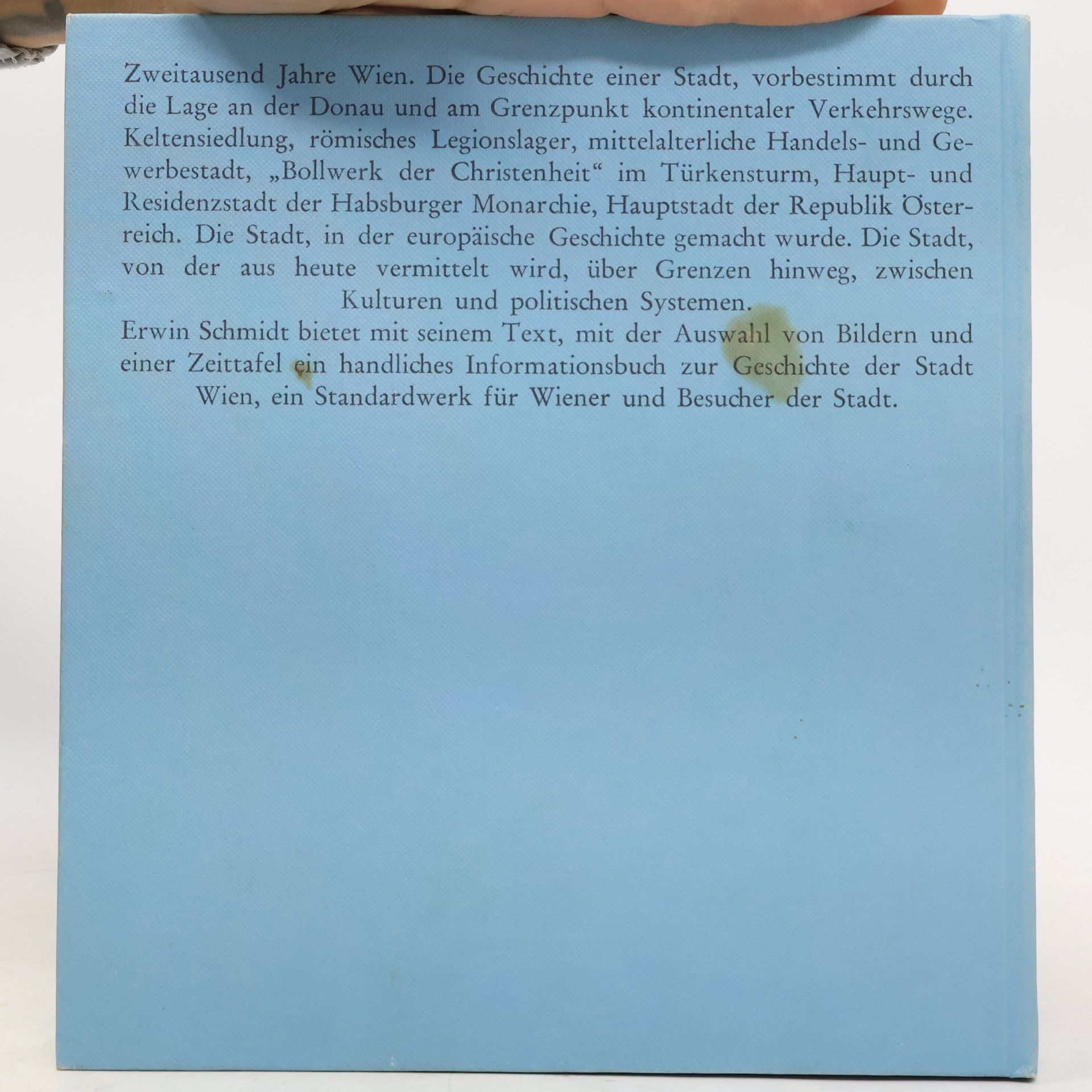 Erwin Schmidt Die Geschichte der Stadt Wien