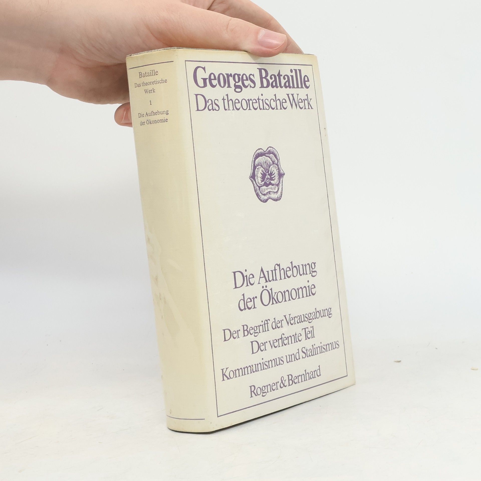 Georges Bataille Das theoretische Werk - 1: Die Aufhebung der Ökonomie