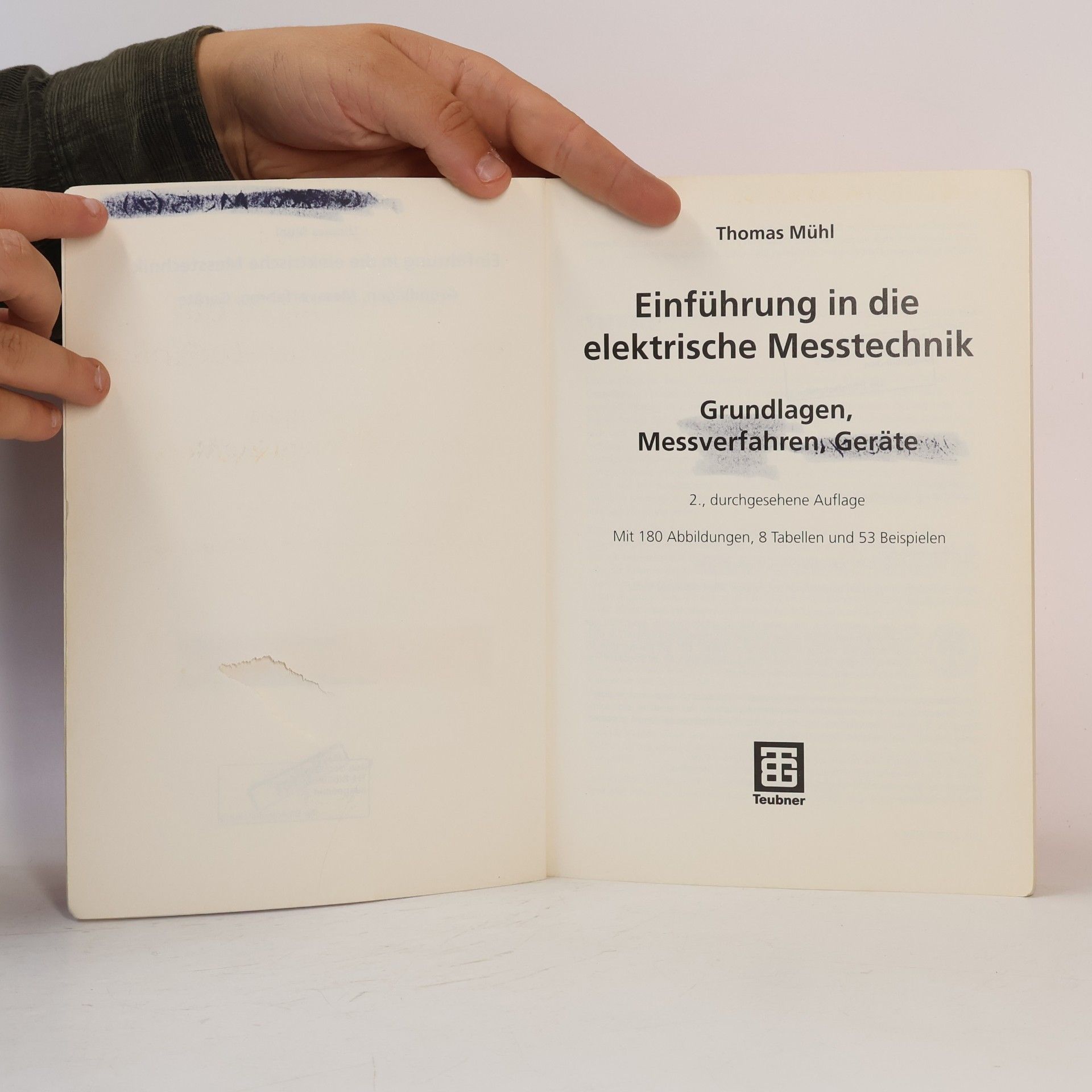 Thomas Mühl Einführung in die elektrische Messtechnik