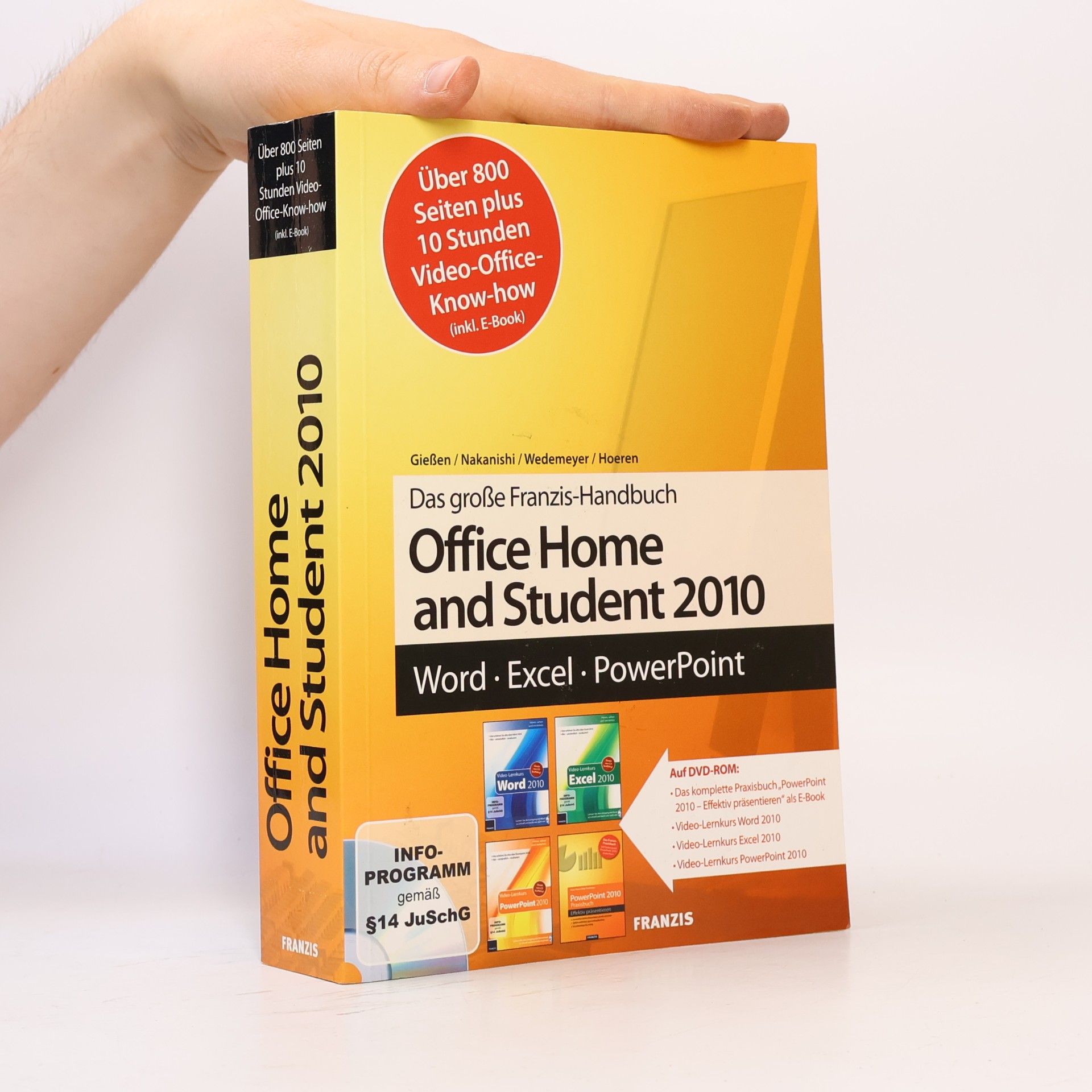 Wedemeyer Das große Franzis-Handbuch Office Home and Student 2010