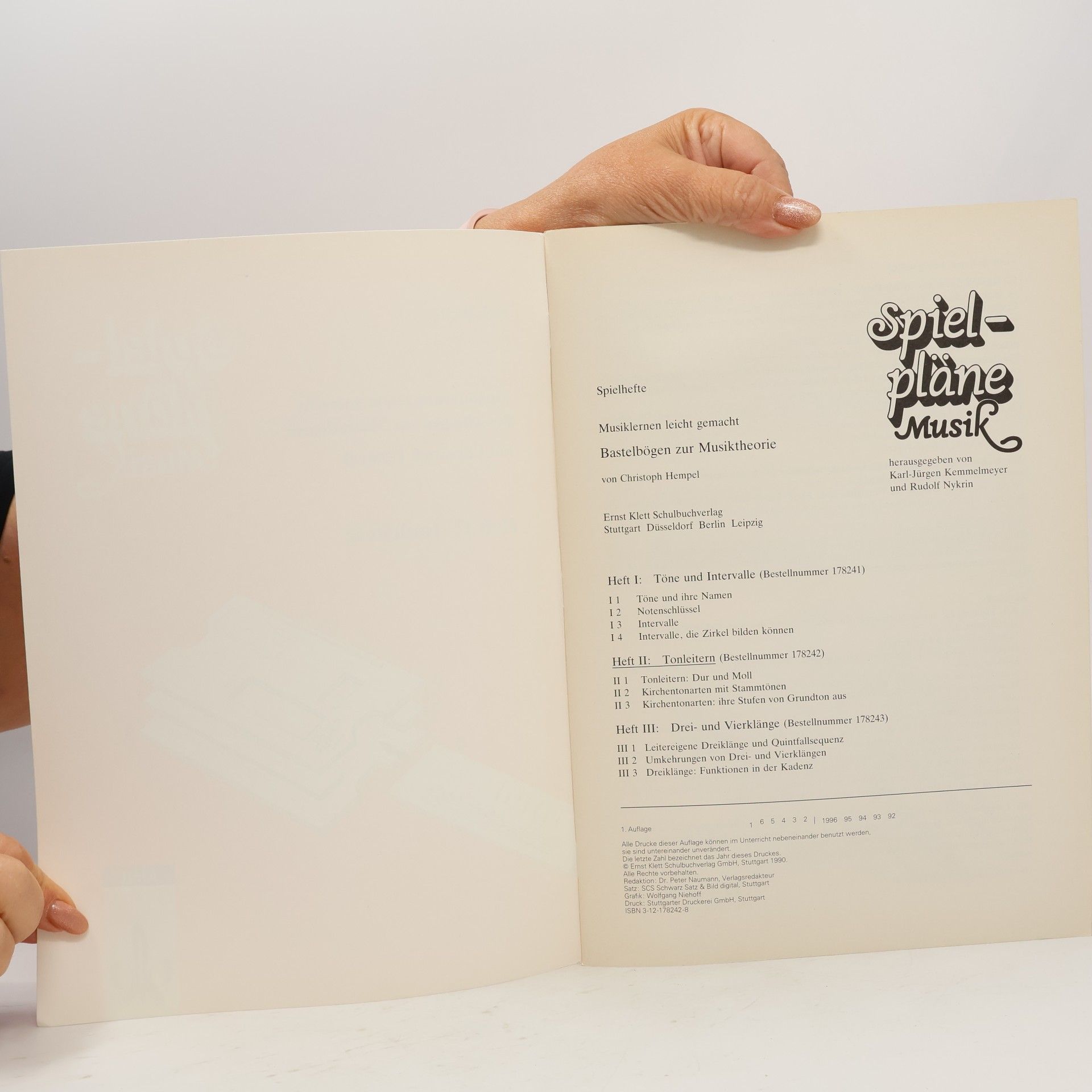 Christoph Hempel Spielpläne Musik. 7./8. Schuljahr. Musiklernen leicht gemacht.