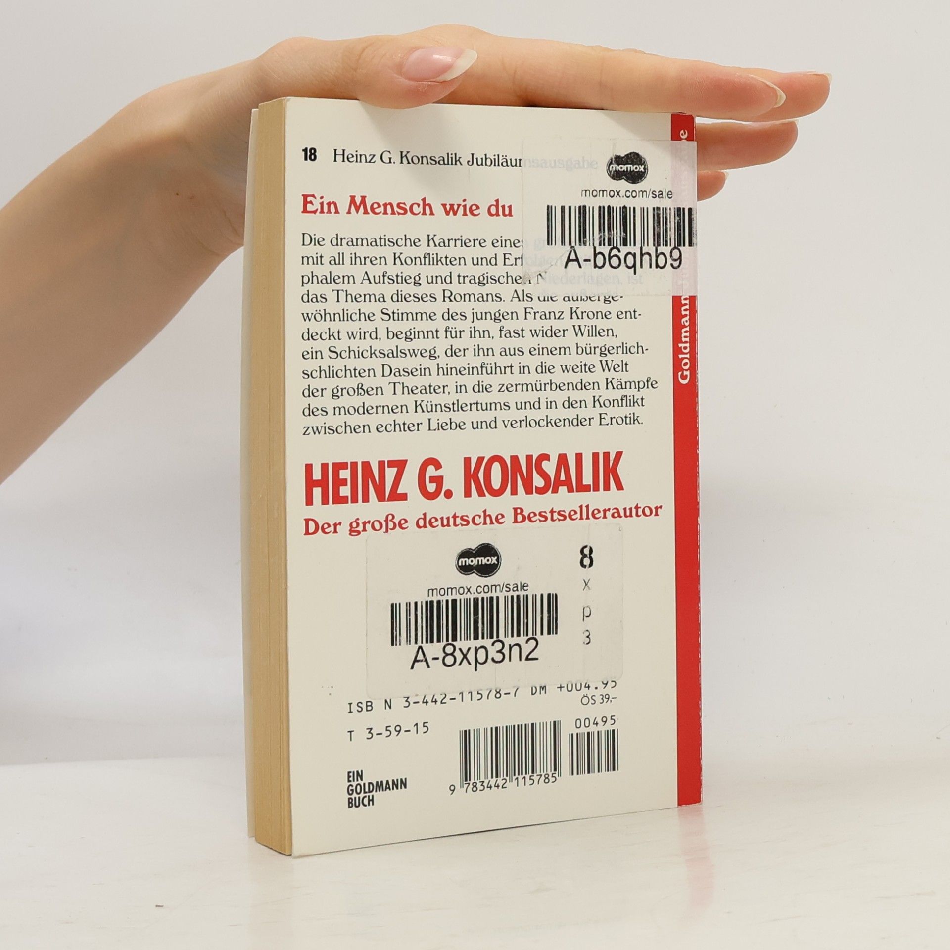 Heinz Günther Konsalik Ein Mensch wie du