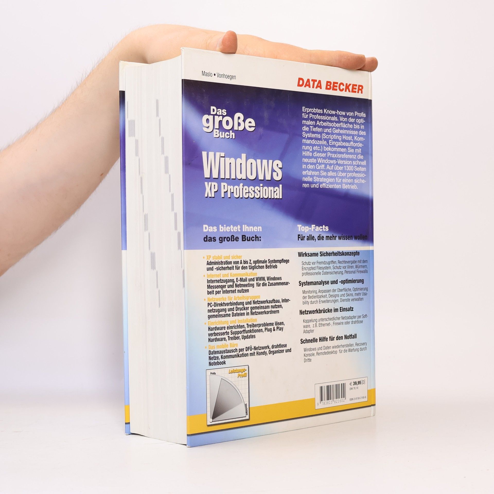 Andreas Maslo Das große Buch Windows XP Professional