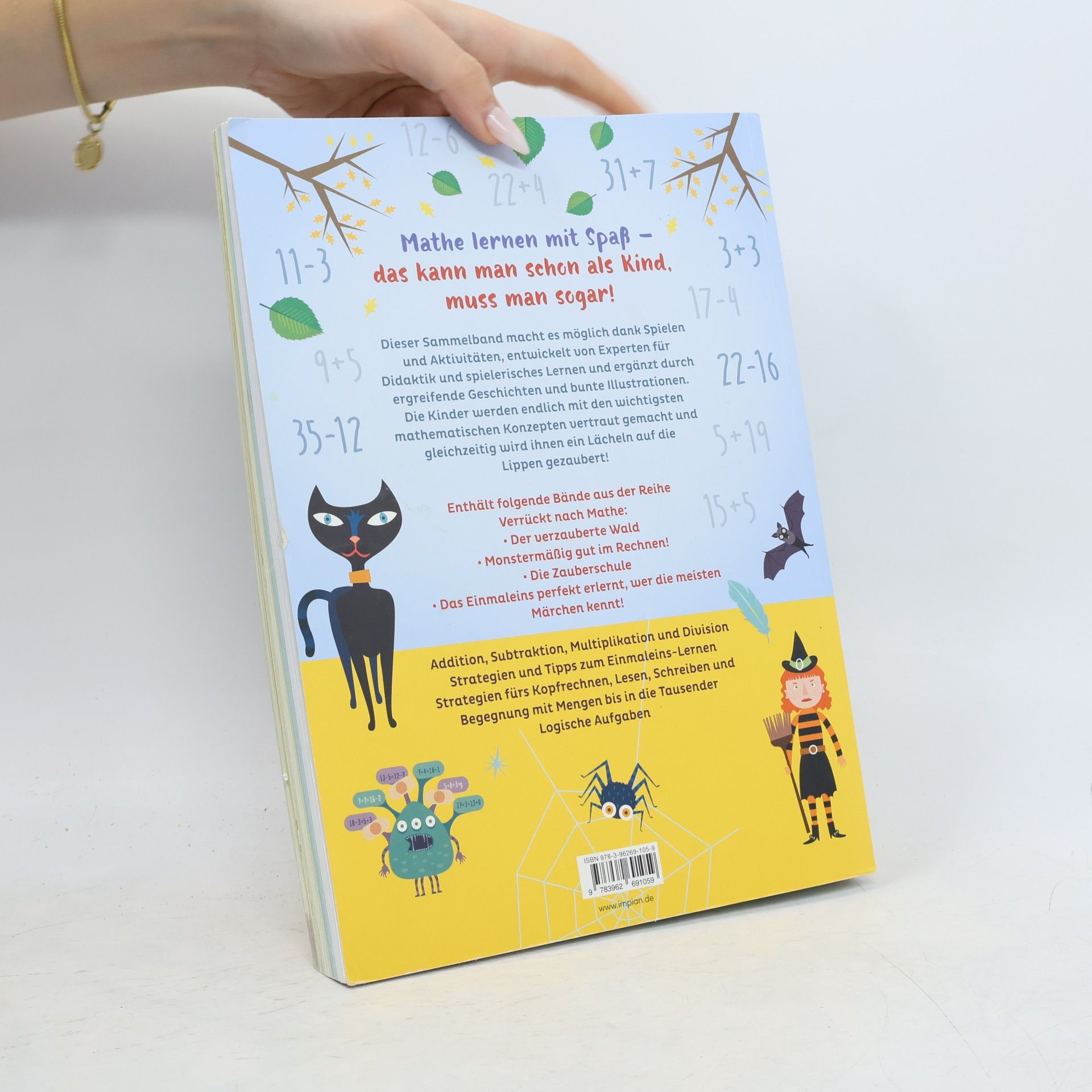 Bertola, Linda Verrückt nach Mathe: 4 Bände in einem: Der verzauberte Wald | Monstermäßig gut im Rechnen! | Die Zauberschule | Das Einmaleins perfekt erlernt, wer die meisten Märchen kennt!
