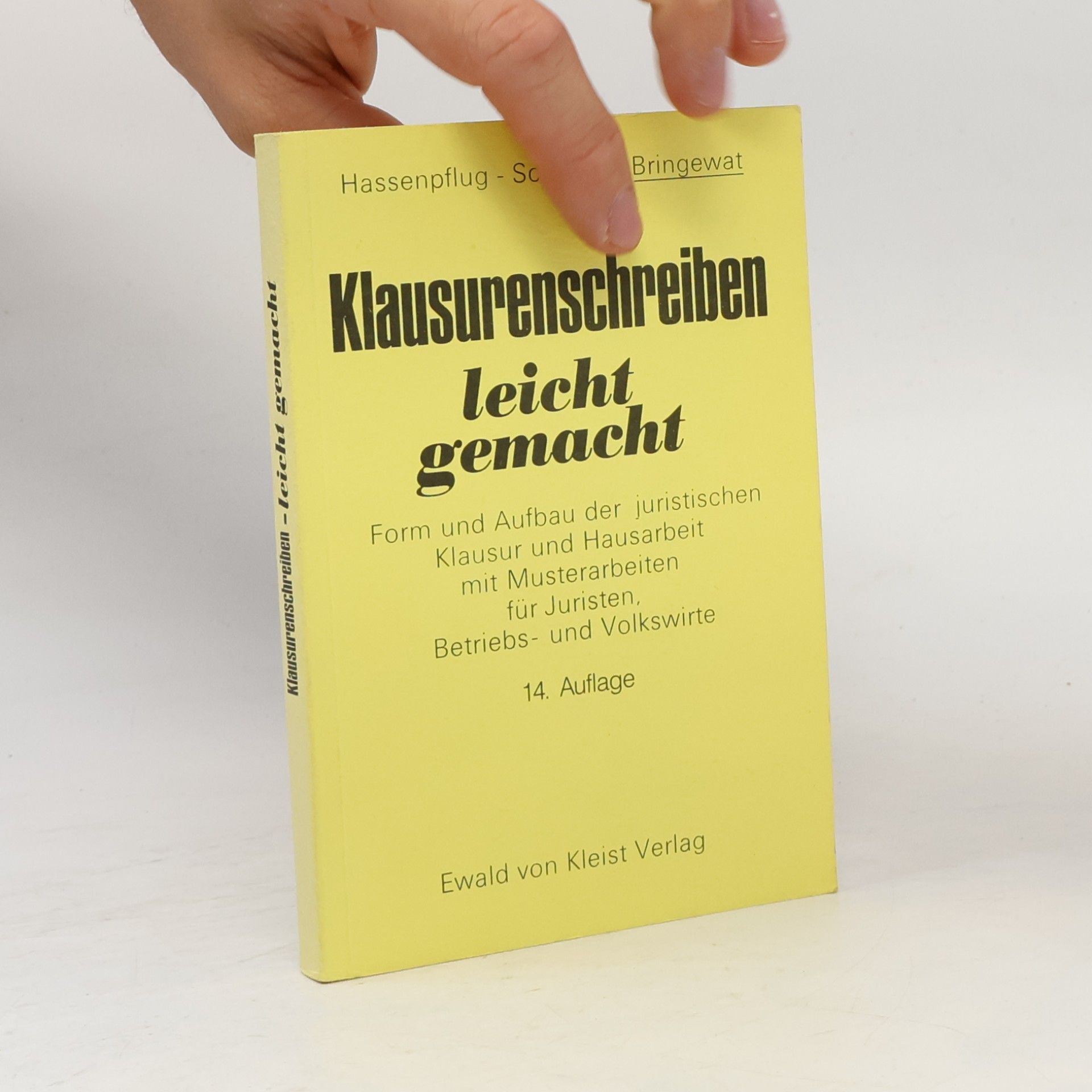 Klausurenschreiben leicht gemacht.