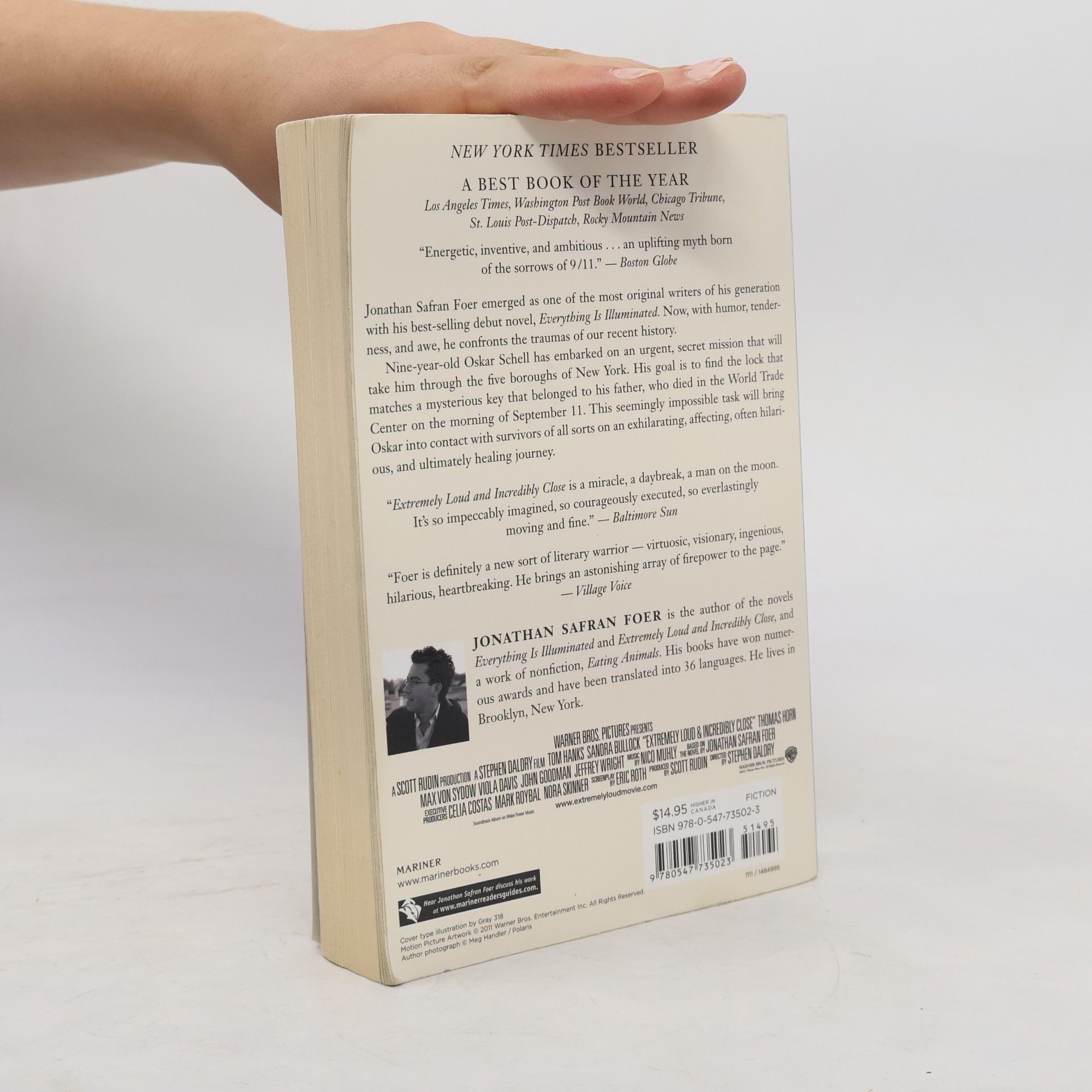 Jonathan Safran Foer Extremely Loud and Incredibly Close