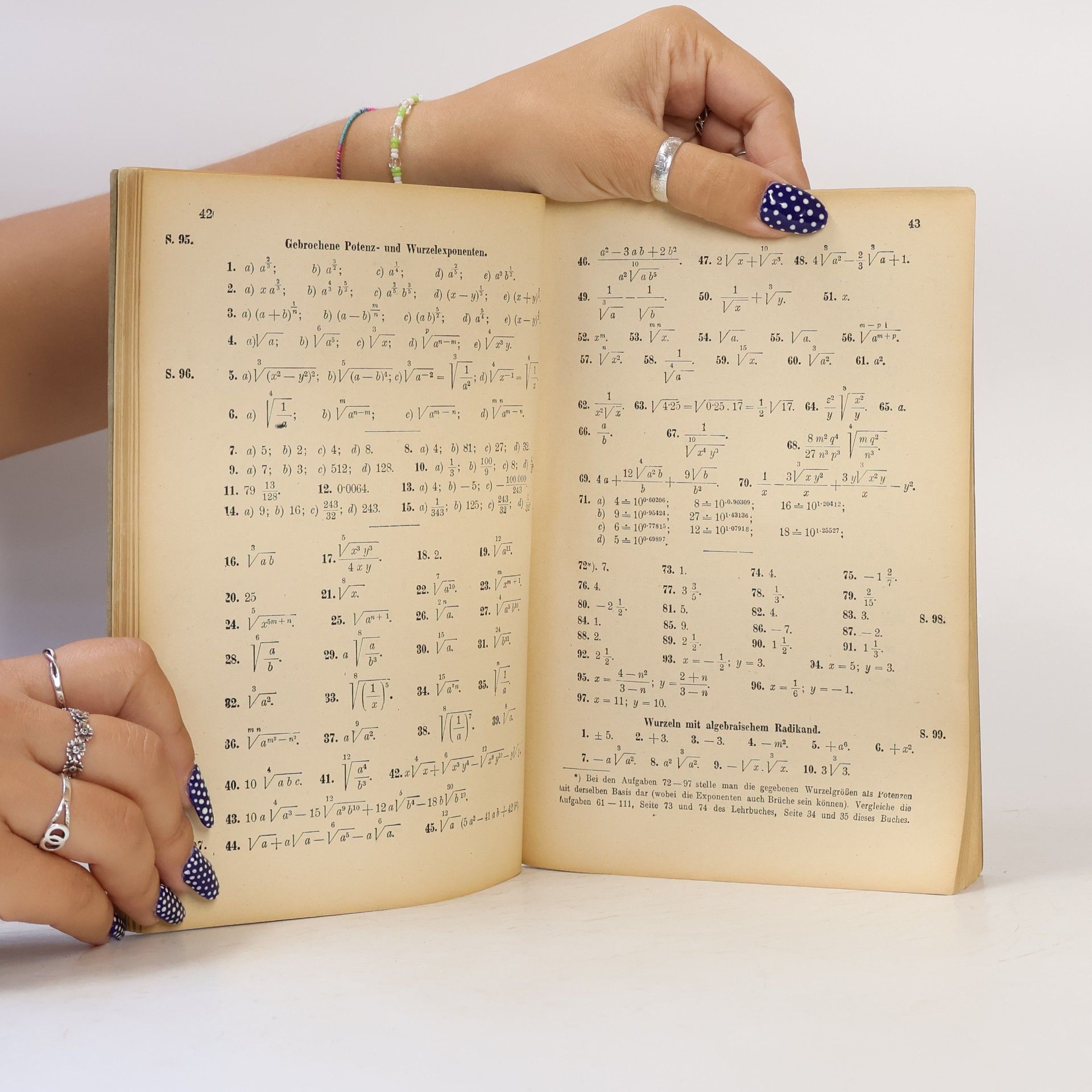 Autorenkollektiv Lösungen der Aufgaben in Močnik-Zahradníčeks Lehrbuch der Arithmetik und Algebra