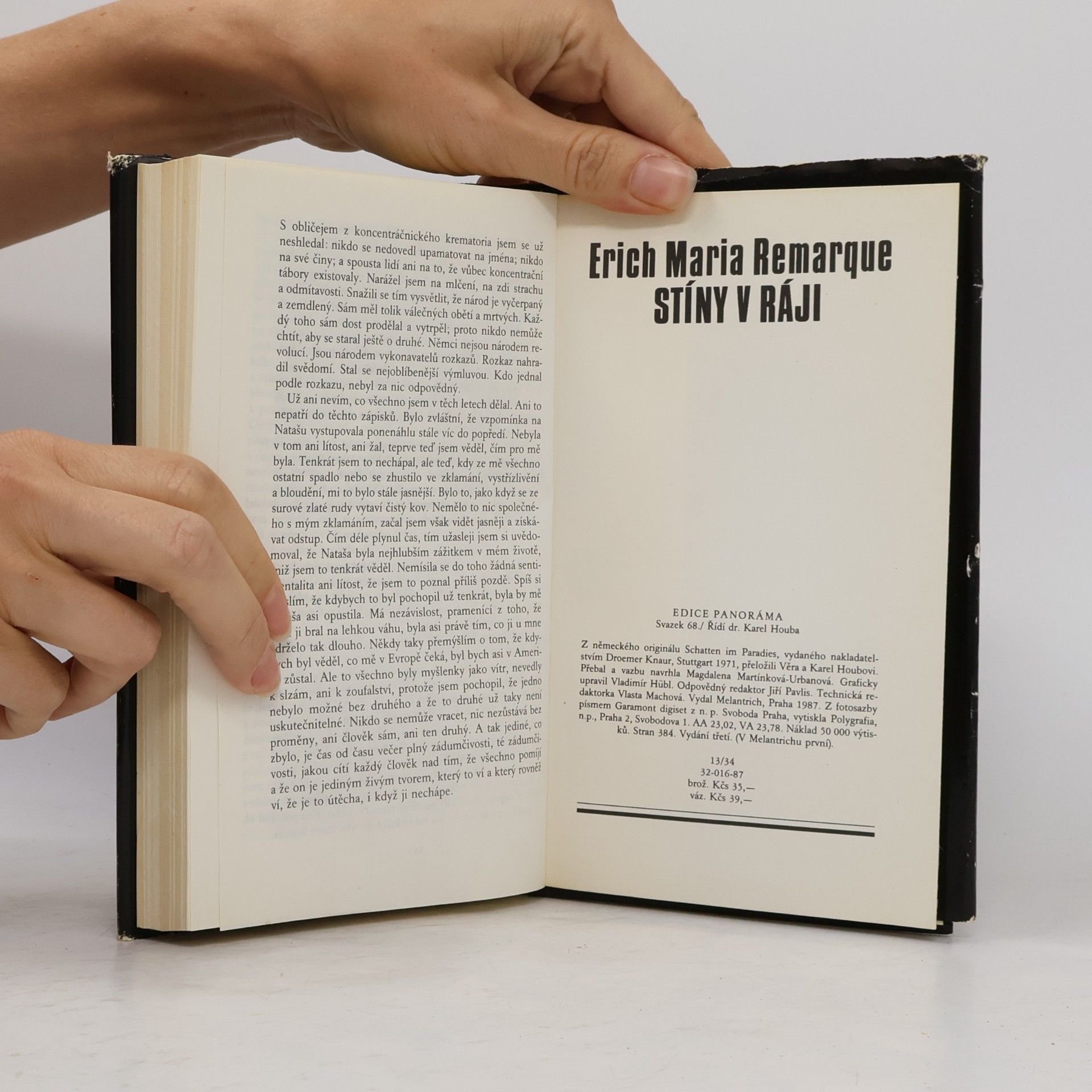 Erich Maria Remarque Stíny v ráji