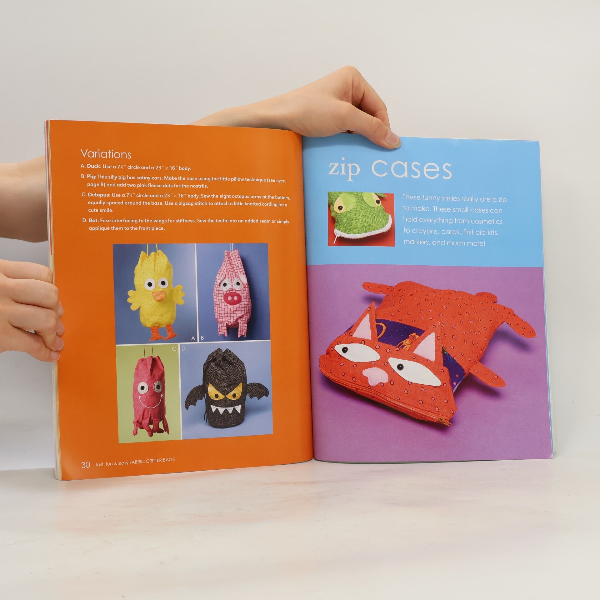Mary Link Fast, Fun & Easy Fabric Critter Bags