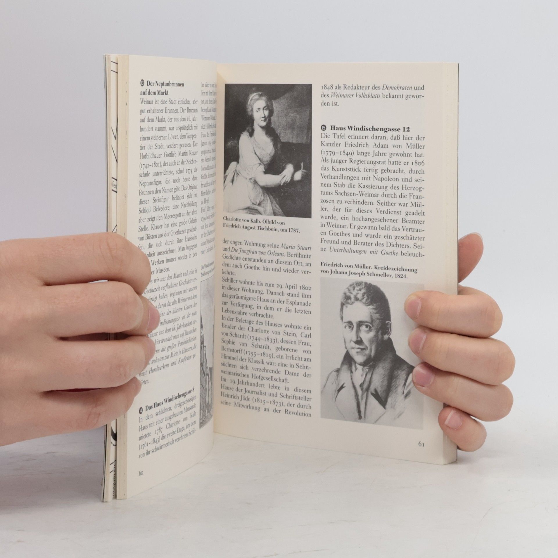 Paul Raabe Spaziergänge durch Goethes Weimar
