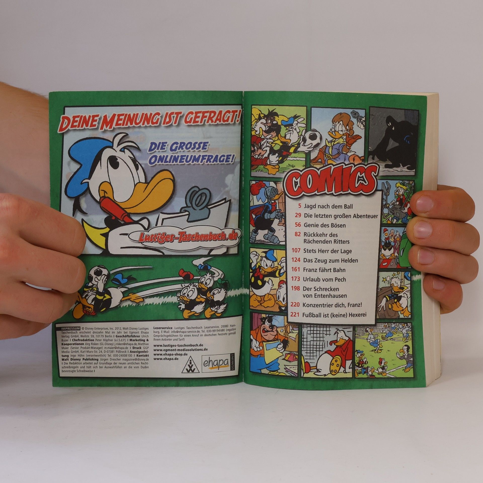 Walt Disney Lustiges Taschenbuch 429. Jagd nach dem Ball