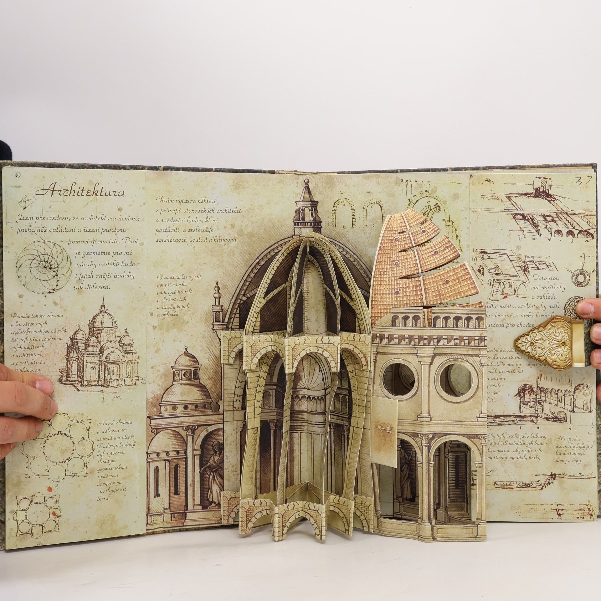 Jaspere Bark Vynálezy Leonarda da Vinci (pop-up leporelo)