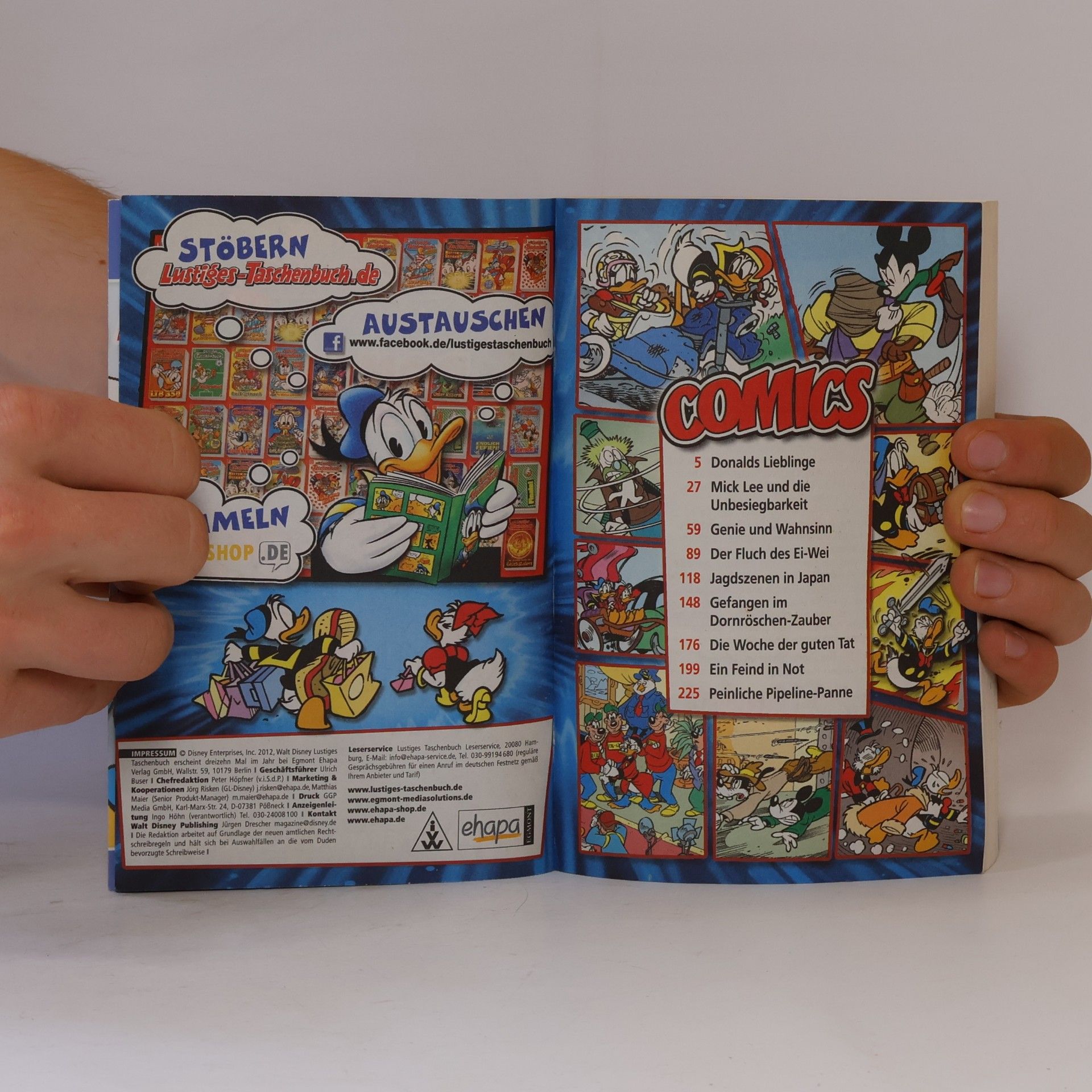 Walt Disney Lustiges Taschenbuch 424. Donalds Lieblinge