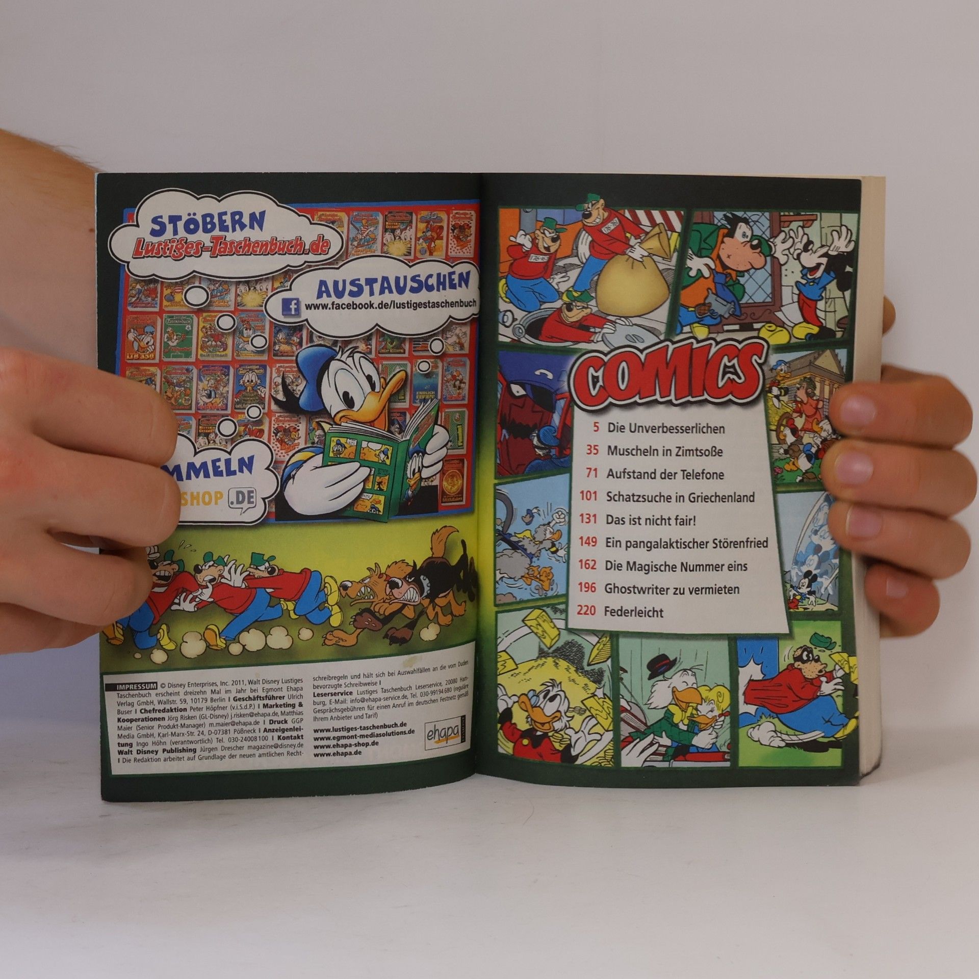 Walt Disney Lustiges Taschenbuch 422. Die Unverbesserlichen