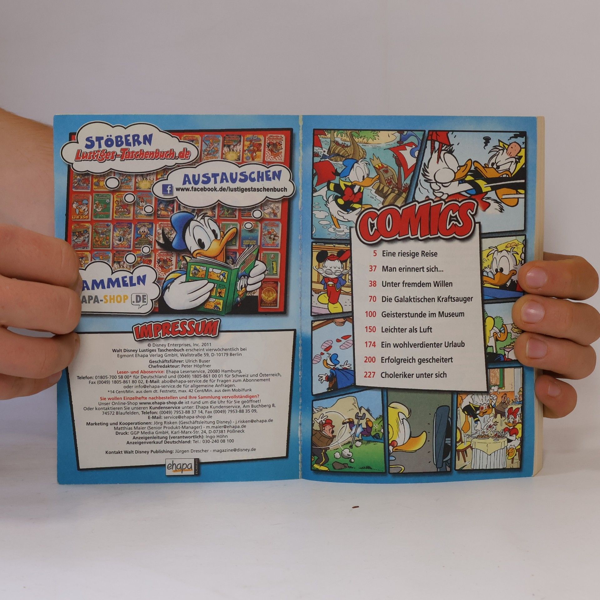 Walt Disney Lustiges Taschenbuch 417. Sommer...