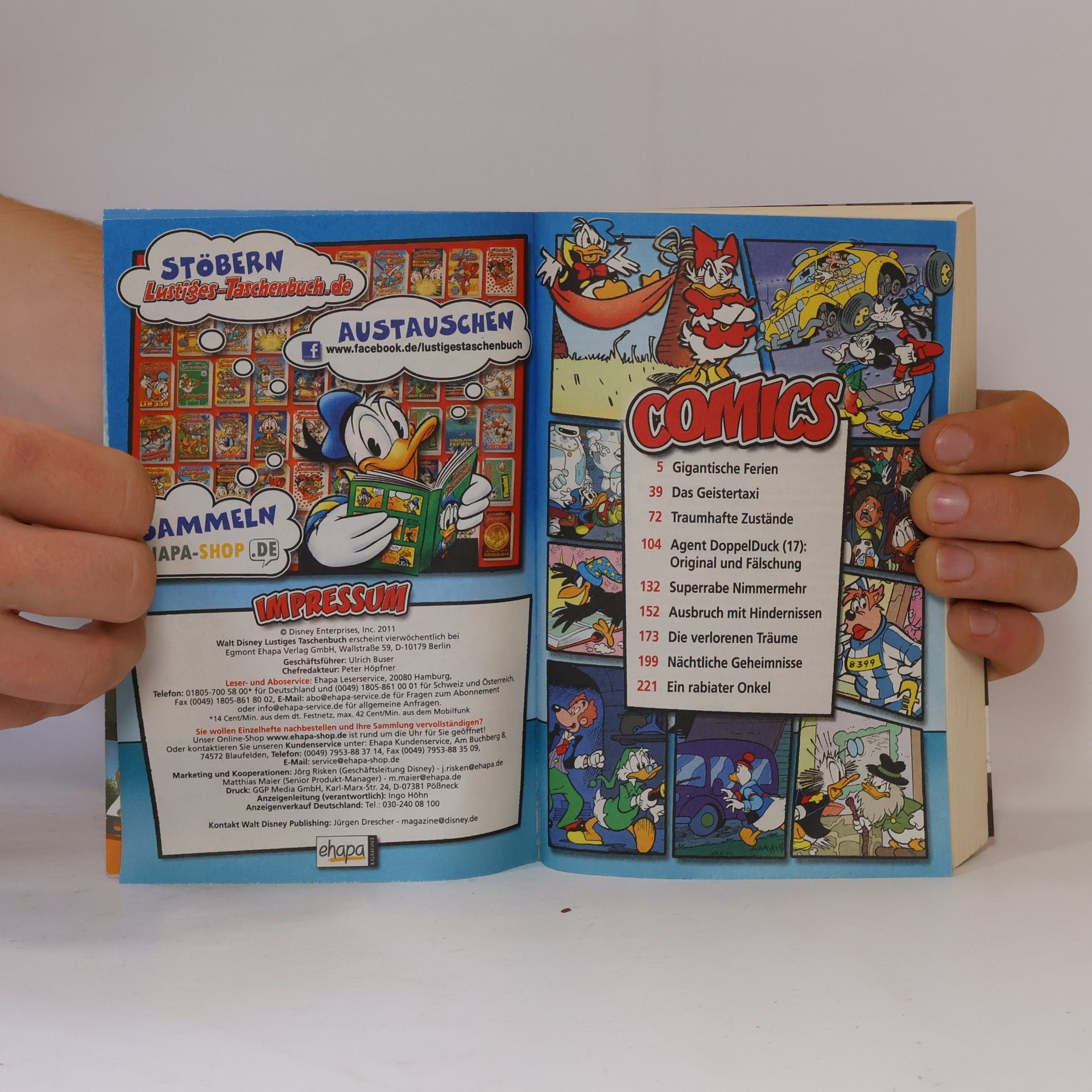 Walt Disney Lustiges Taschenbuch 418. ...Ferien!