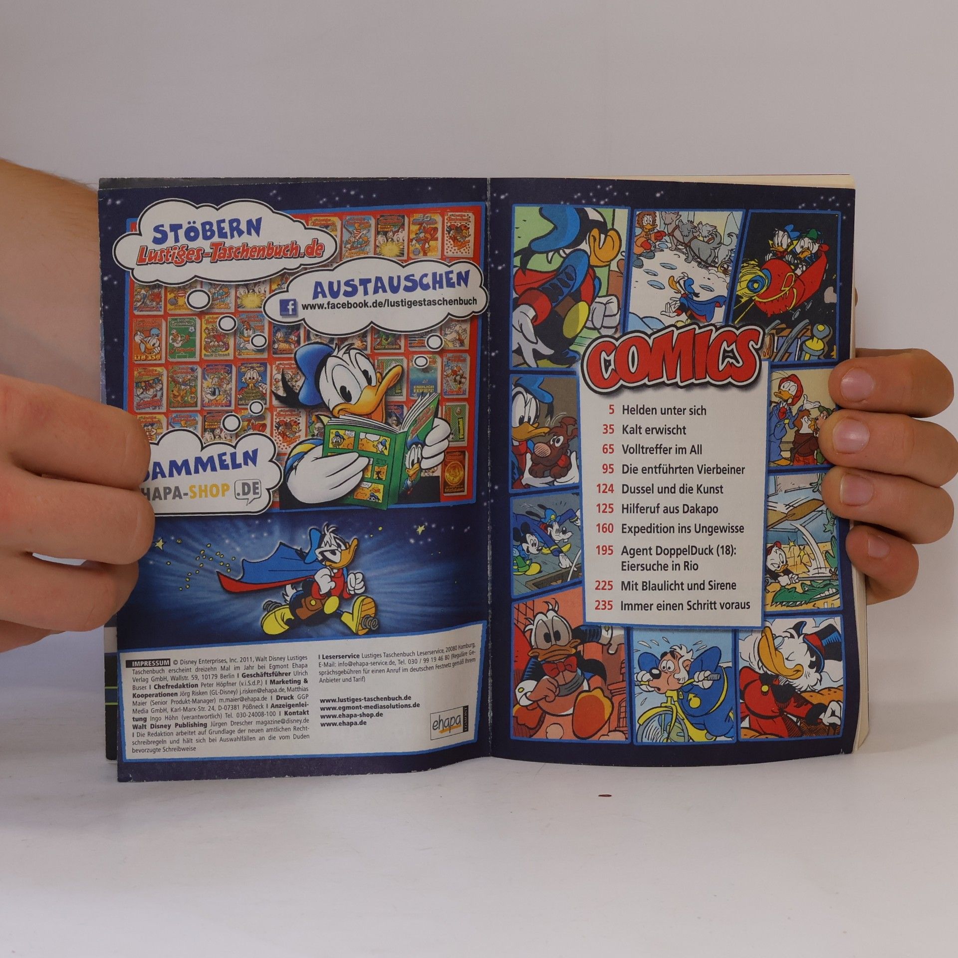 Walt Disney Lustiges Taschenbuch 419. Donald Duck in Phantomias Kehrt Zurück