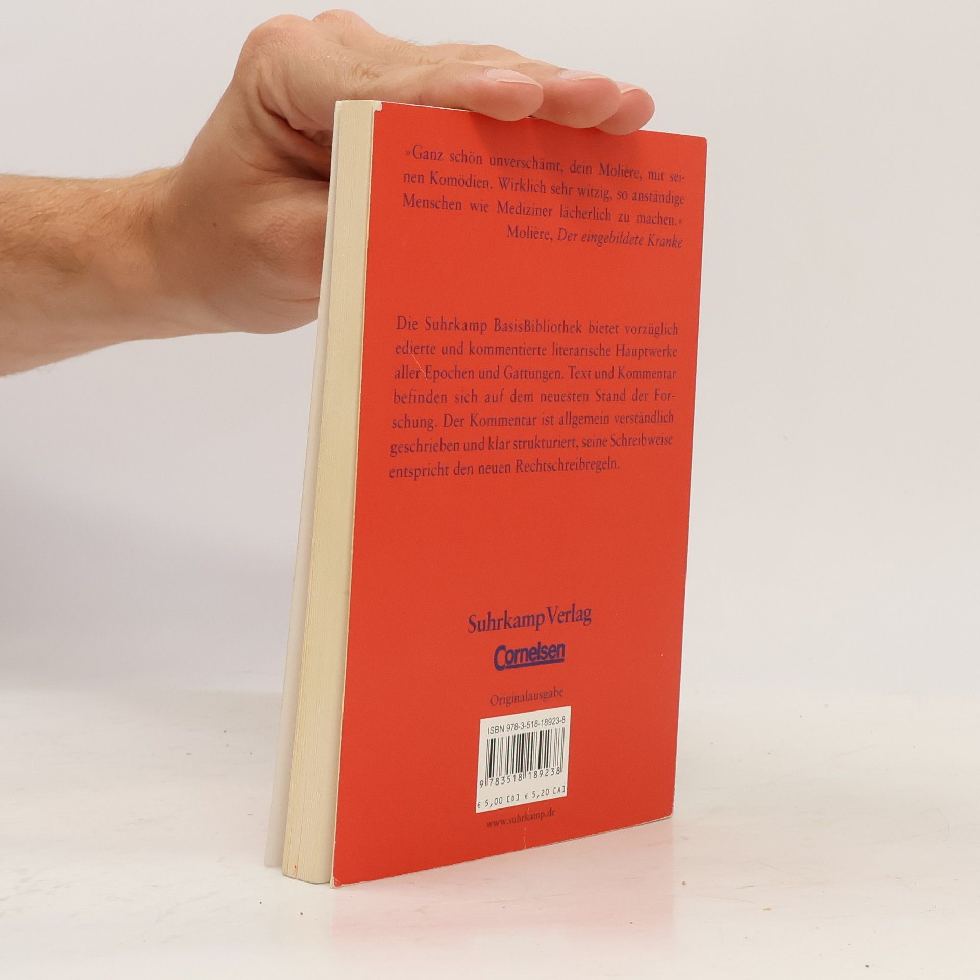 Molière Der eingebildete Kranke