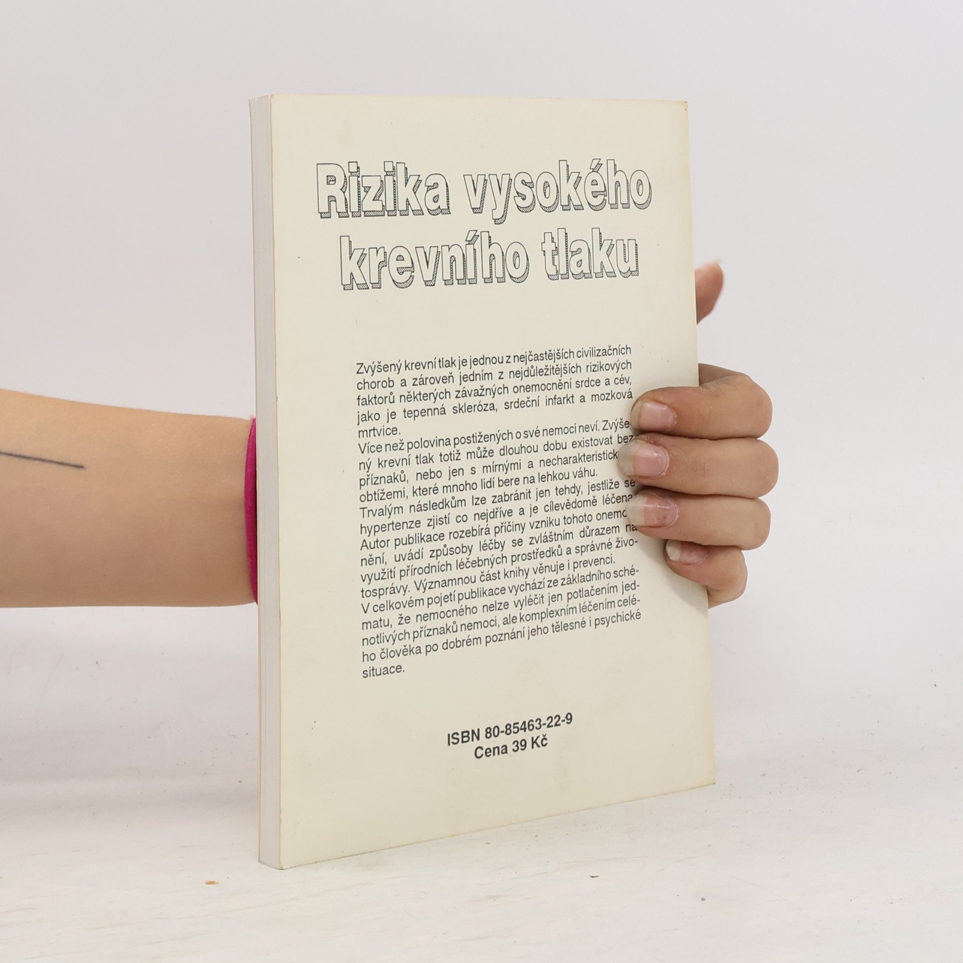 Gerhard Leibold Rizika vysokého krevního tlaku