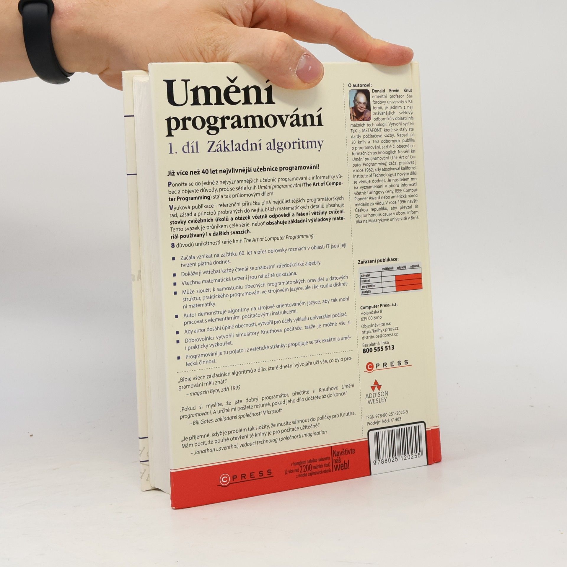 Donald E. Knuth Umění programování, 1. díl – Základní algoritmy