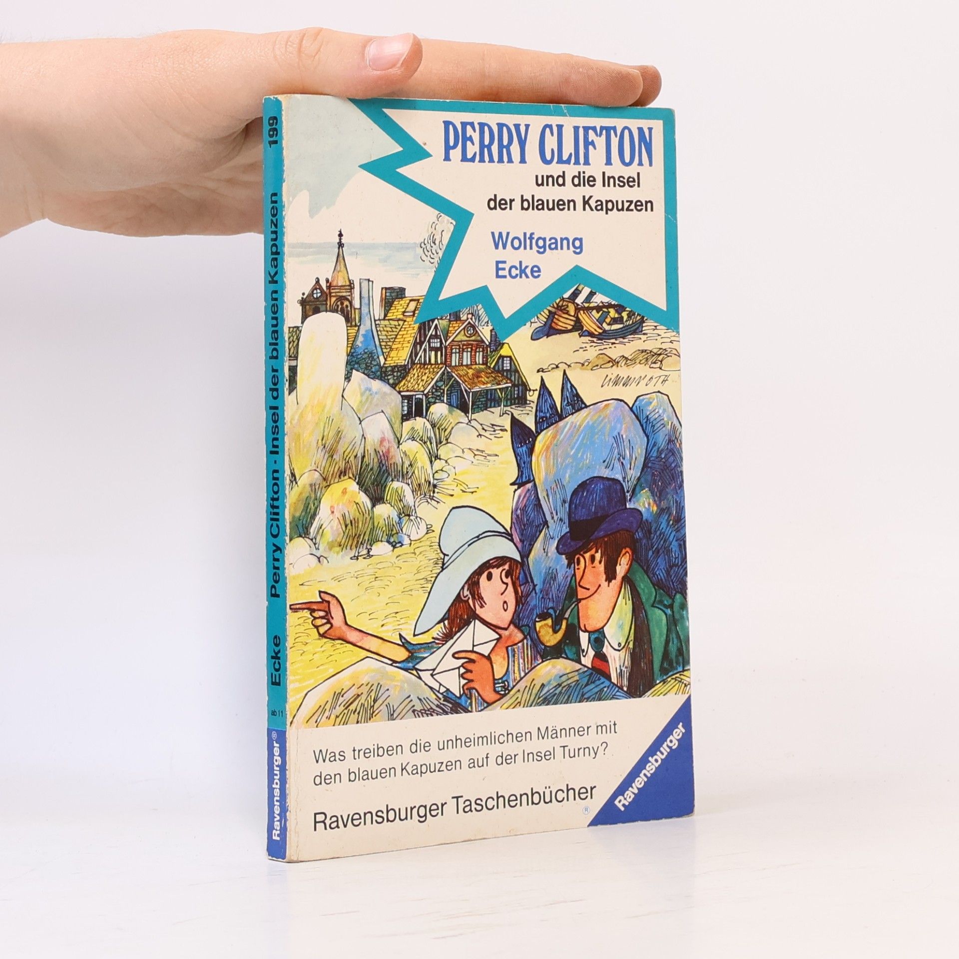Wolfgang Ecke Perry Clifton und die Insel der blauen Kapuzen