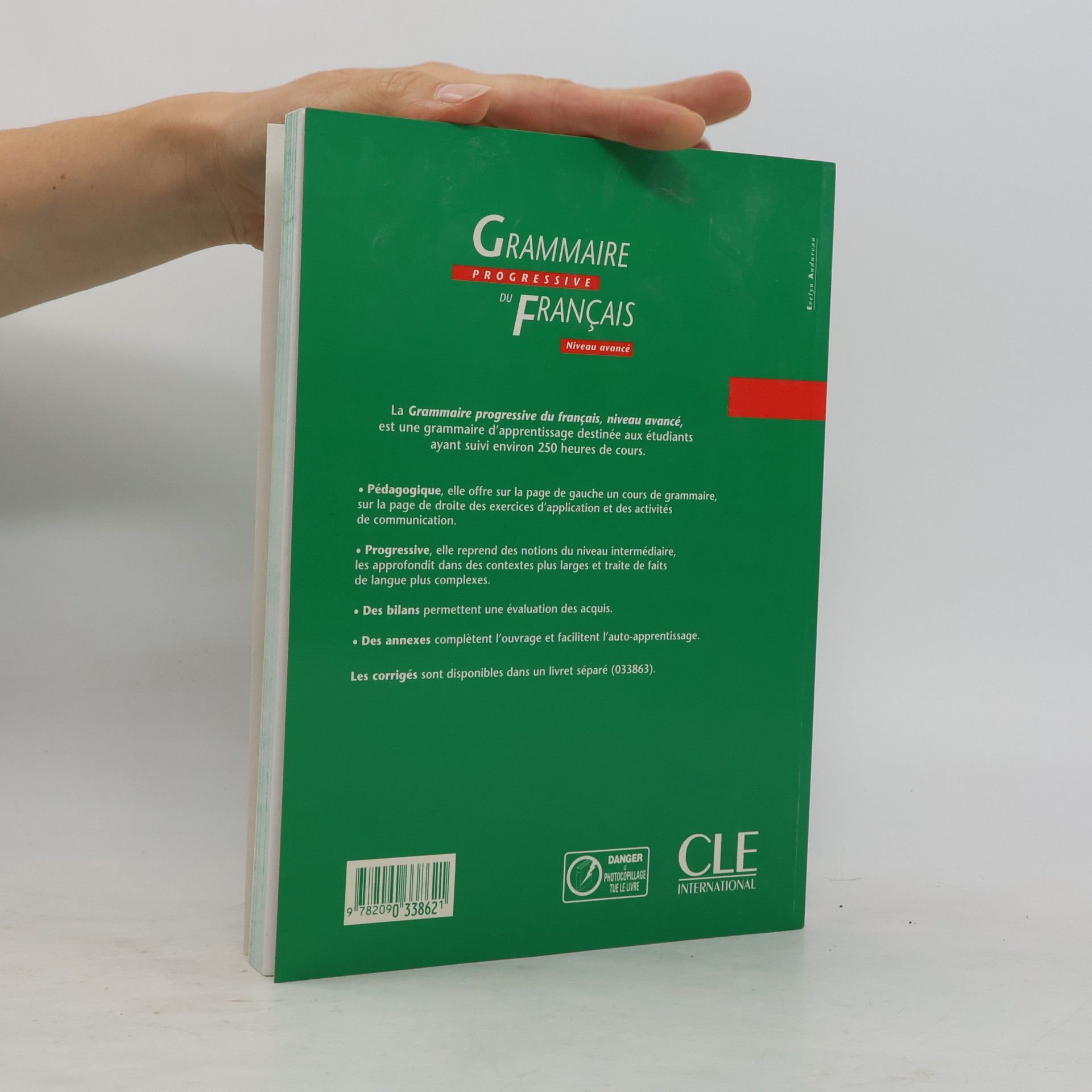 Michèle Boulares Grammaire progressive du français avec 400 exercices : niveau avancé